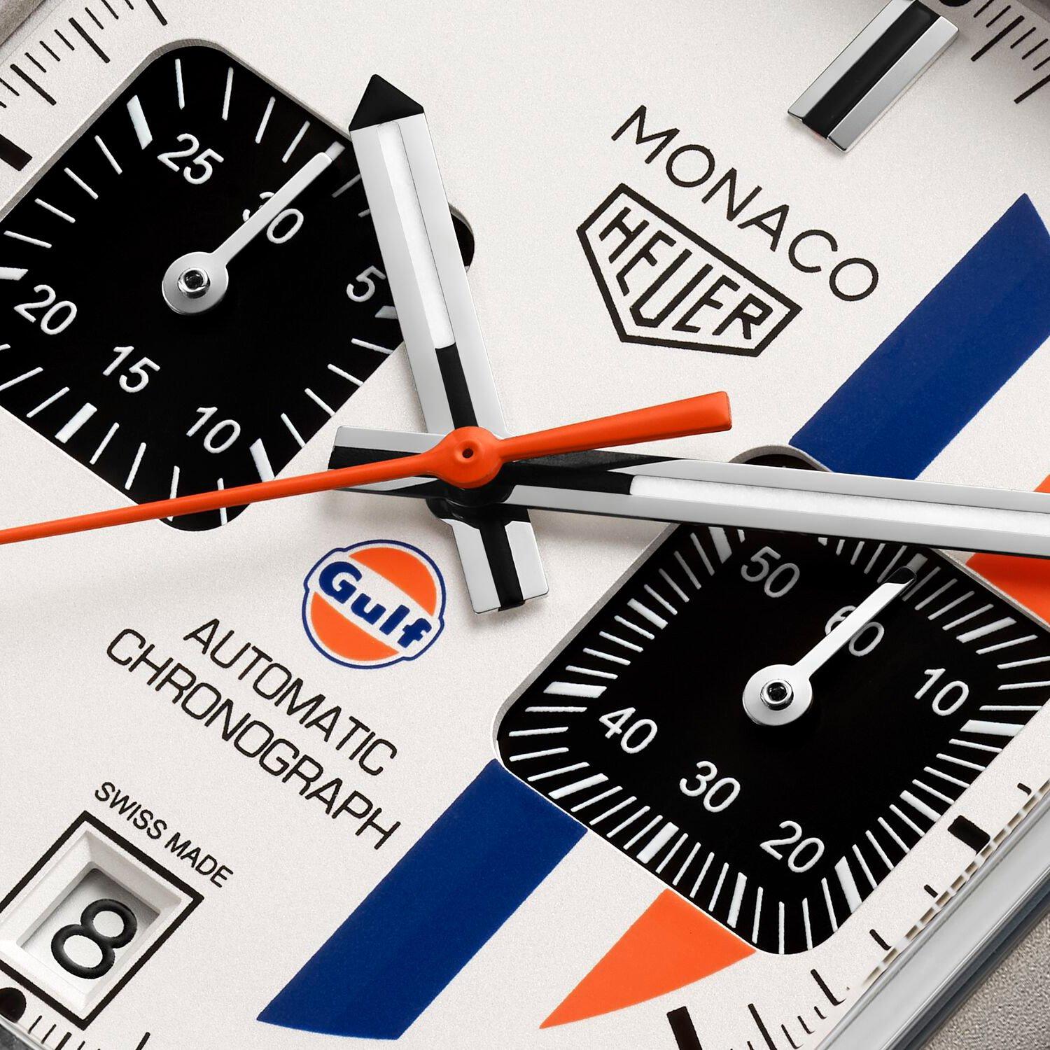 TAG Heuer Limited Edition Monaco Chronograph X Gulf 39mm Titanium Automatic Watch