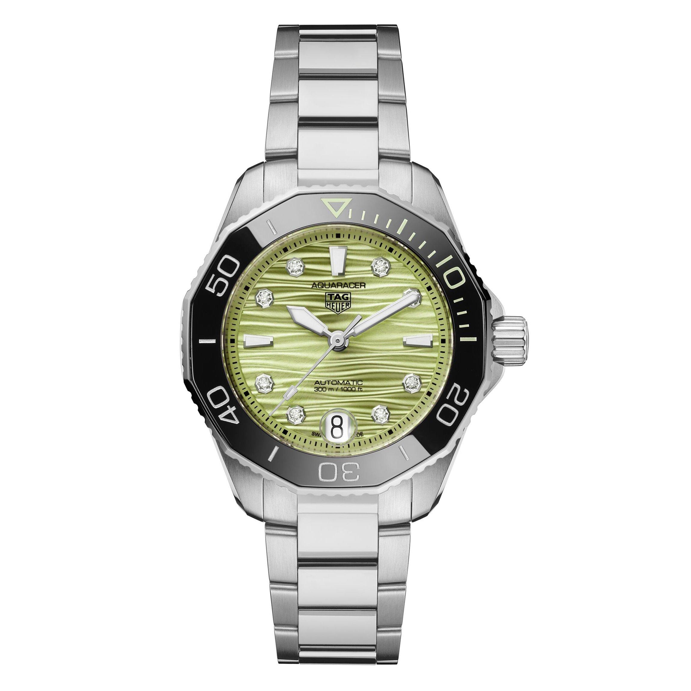 TAG Heuer Aquaracer Professional 300 Date 36mm Diamond Automatic Ladies Watch