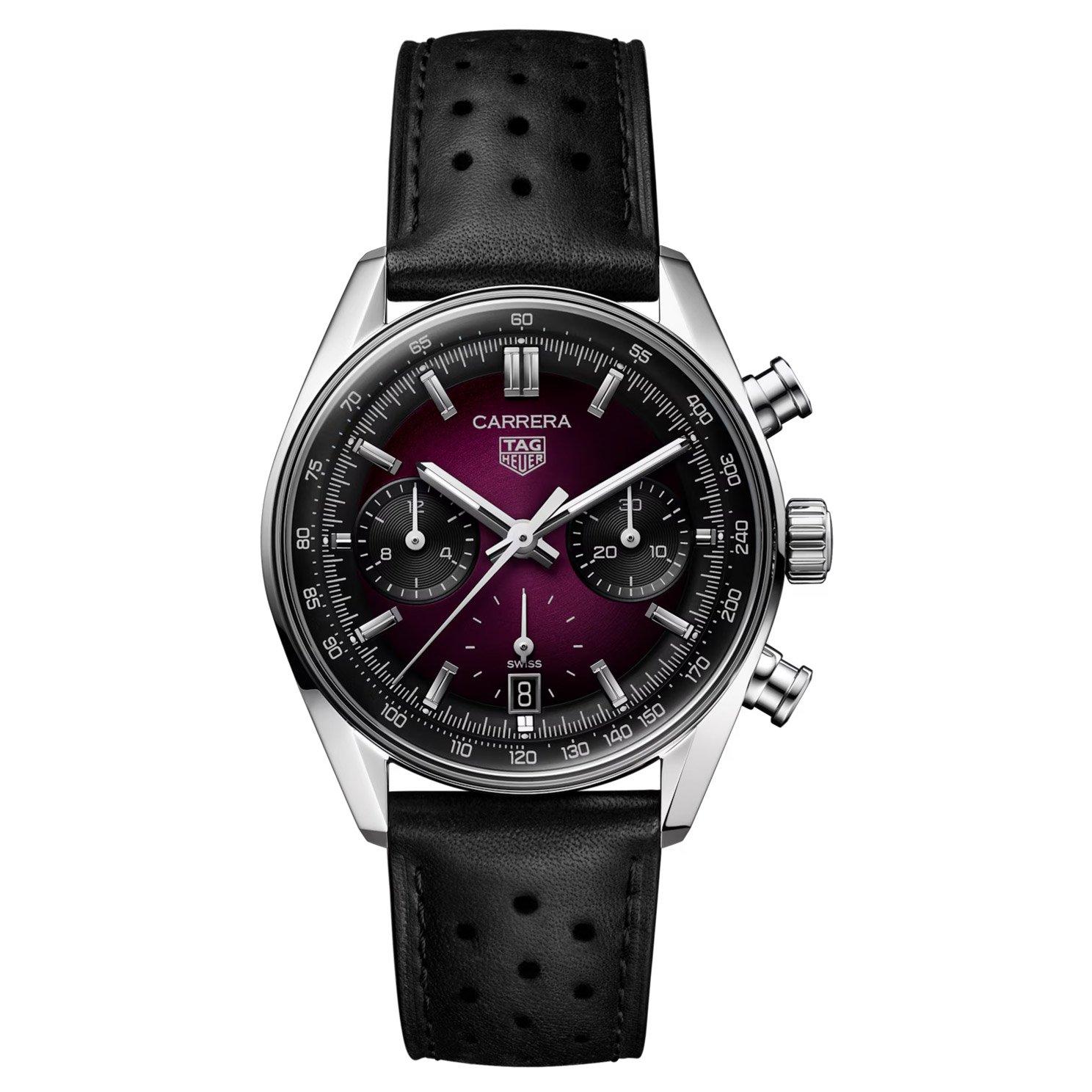 TAG Heuer Carrera 39mm Purple Chronograph Automatic Men’s Watch