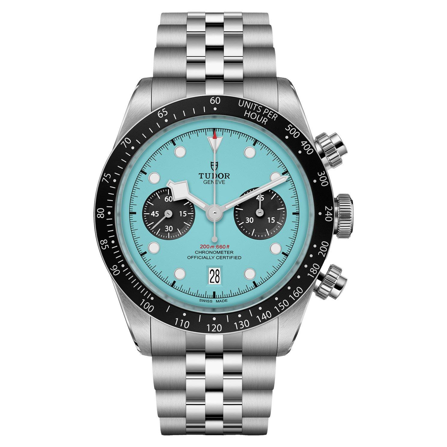 TUDOR Black Bay Chrono “Flamingo Blue” 41mm Automatic Men's Watch