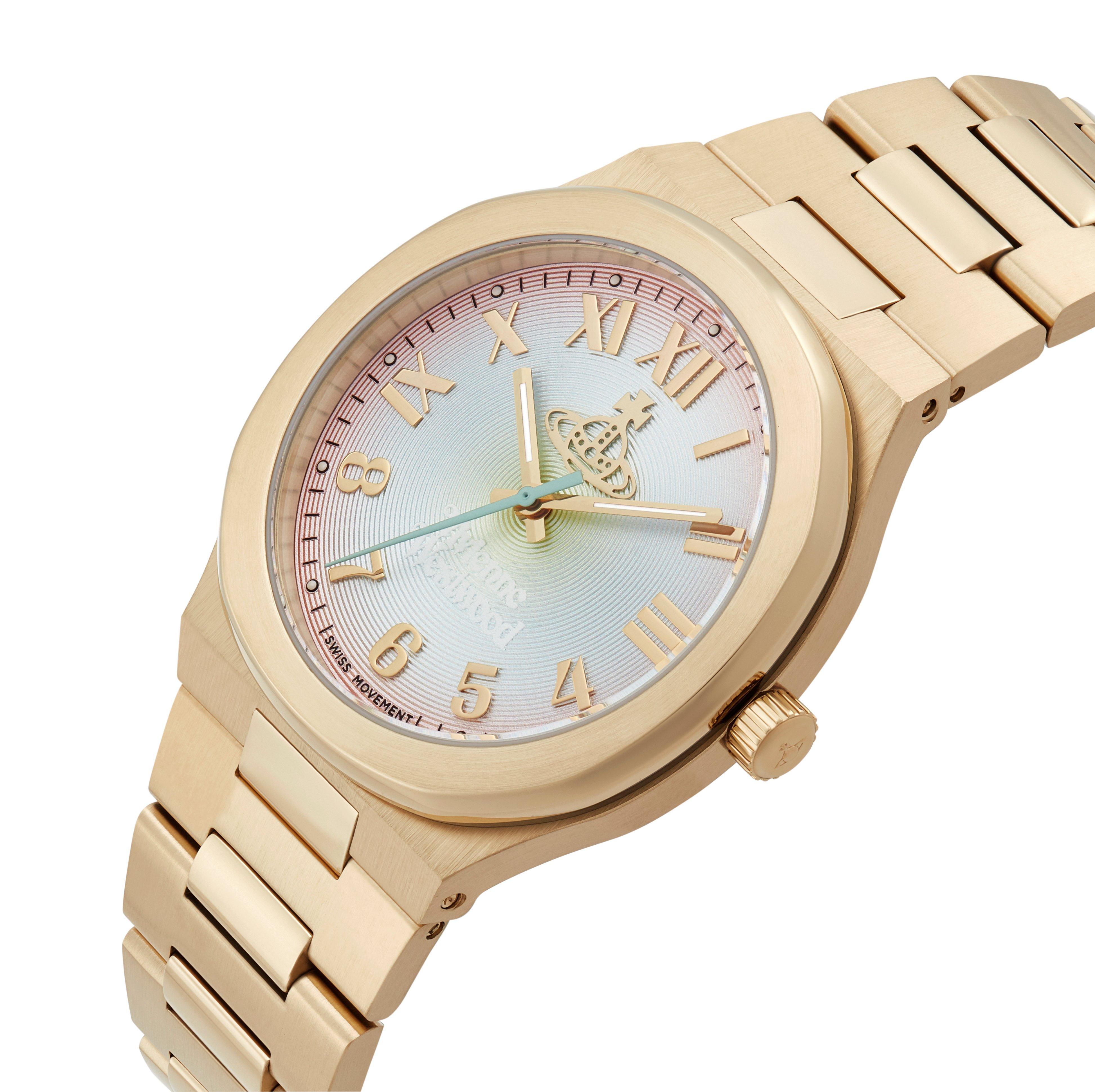 Vivienne Westwood Merton 38mm Yellow Gold Tone Ladies Watch