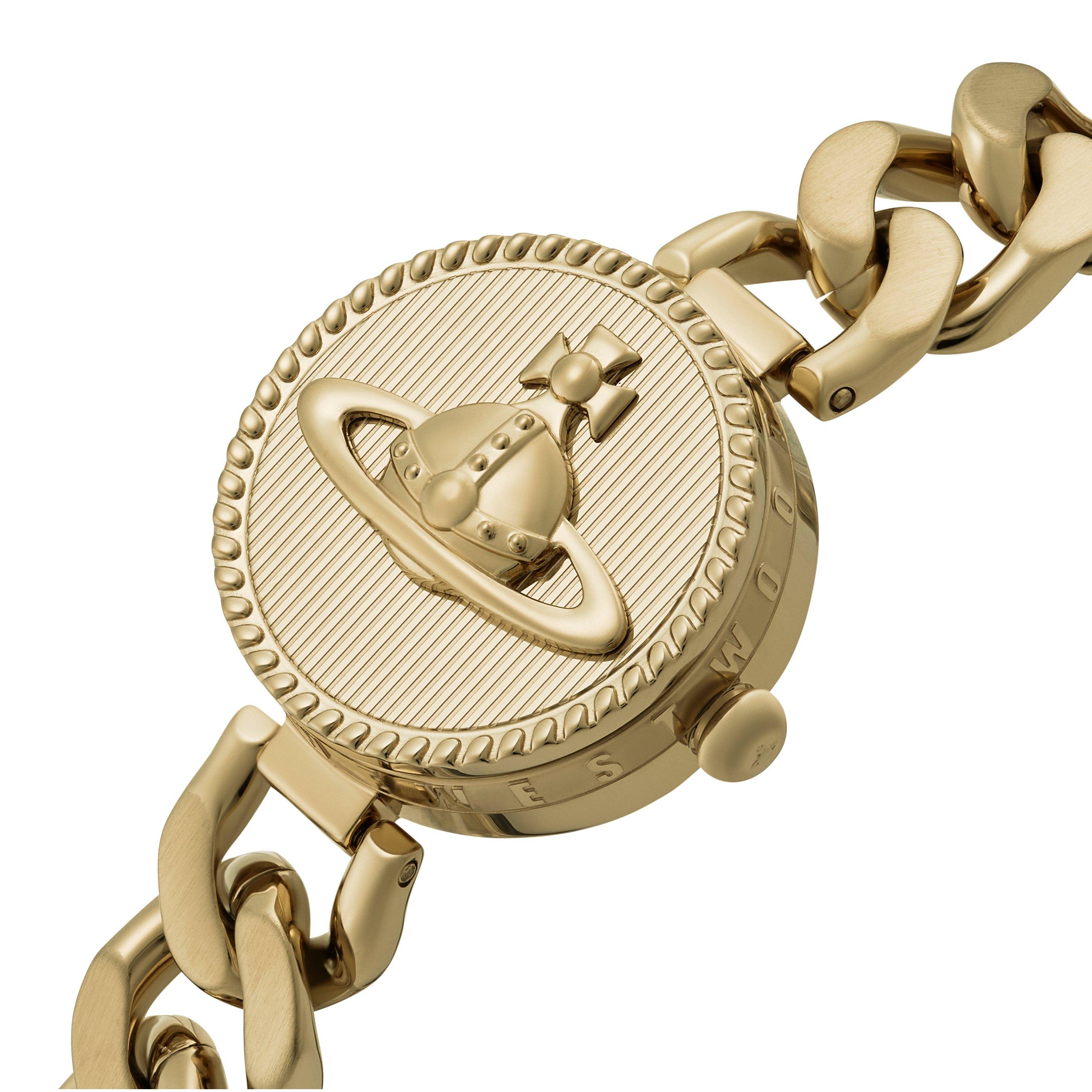 時計 Vivienne Westwood Ladies Watch Gold Orb Vivienne Westwood Watch Orb Gold Pink Leather Quartz Ladies