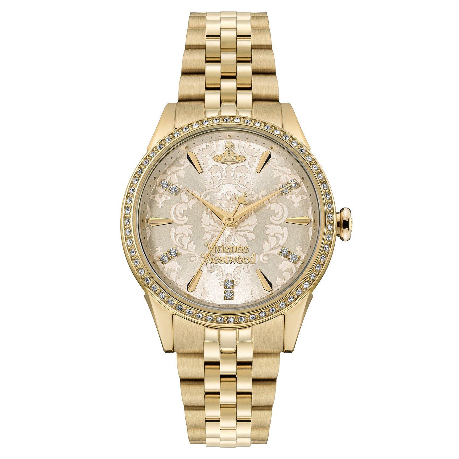 Vivienne Westwood Limehouse 34mm Yellow Gold Tone Ladies Vivienne Westwood Limehouse 34mm Yellow Gold Tone Ladies