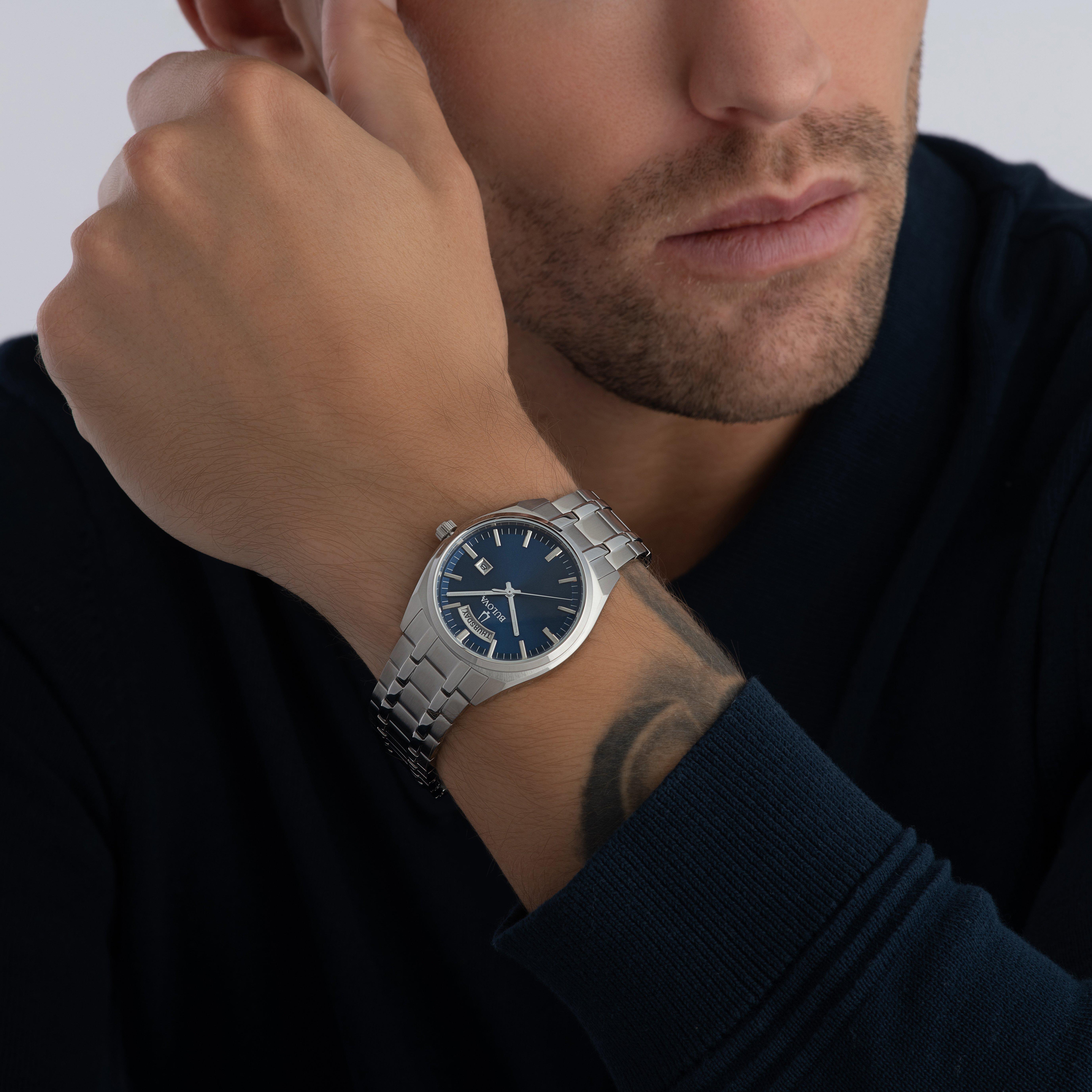 Bulova Surveyor 39mm Men’s Watch 96C125 | Blue, 39 mm | Beaverbrooks