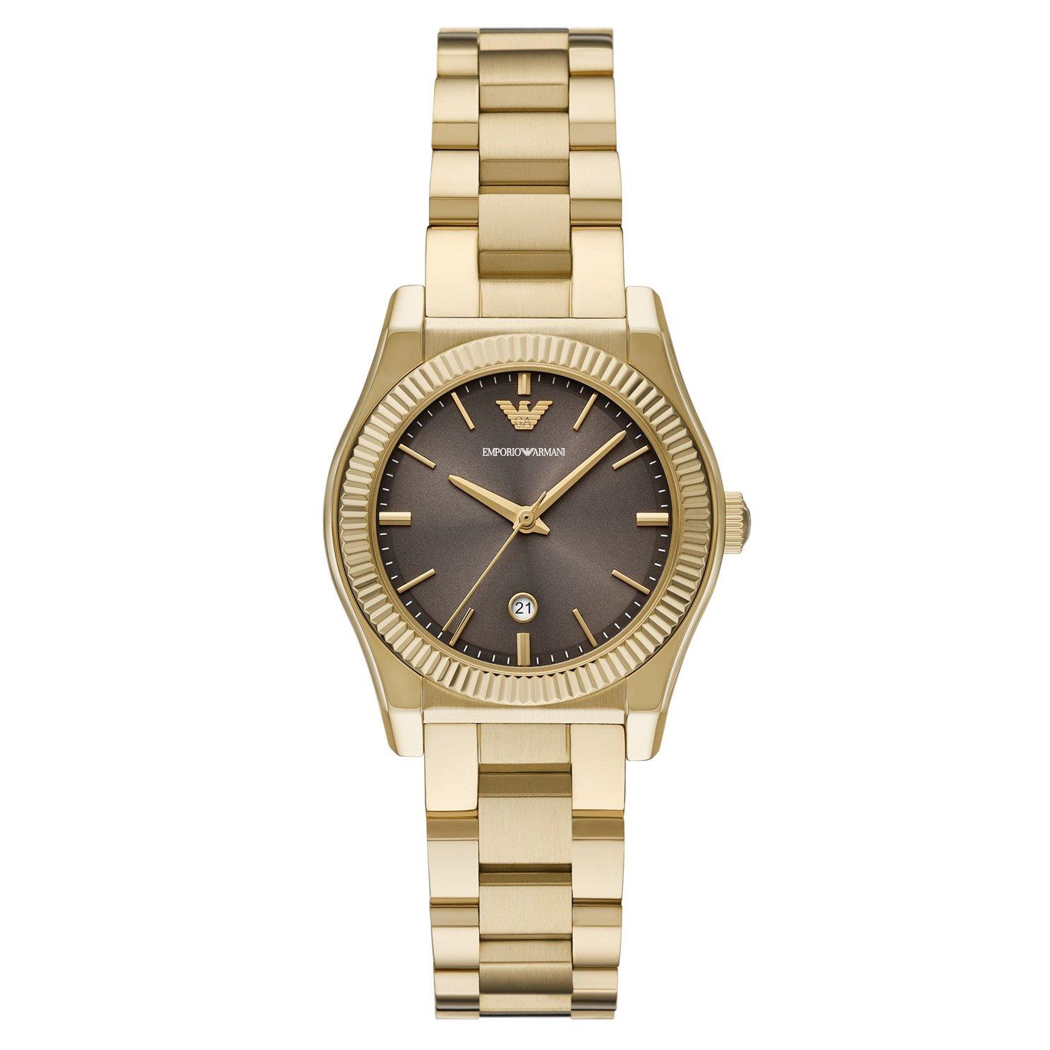 Emporio Armani 32mm Gold Tone Ladies Watch