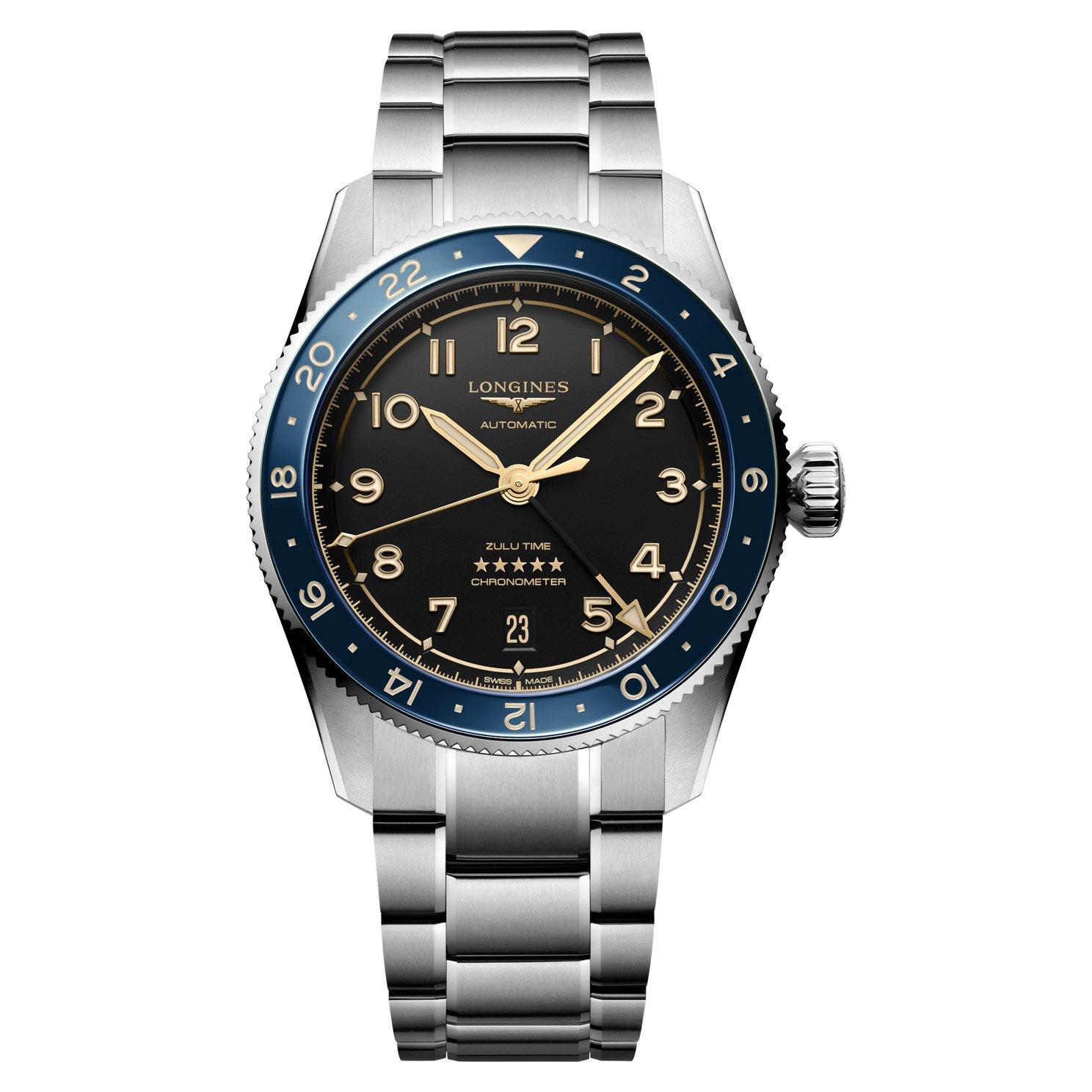 Longines Spirit Zulu Time 39mm Automatic Men's Watch L38024536
