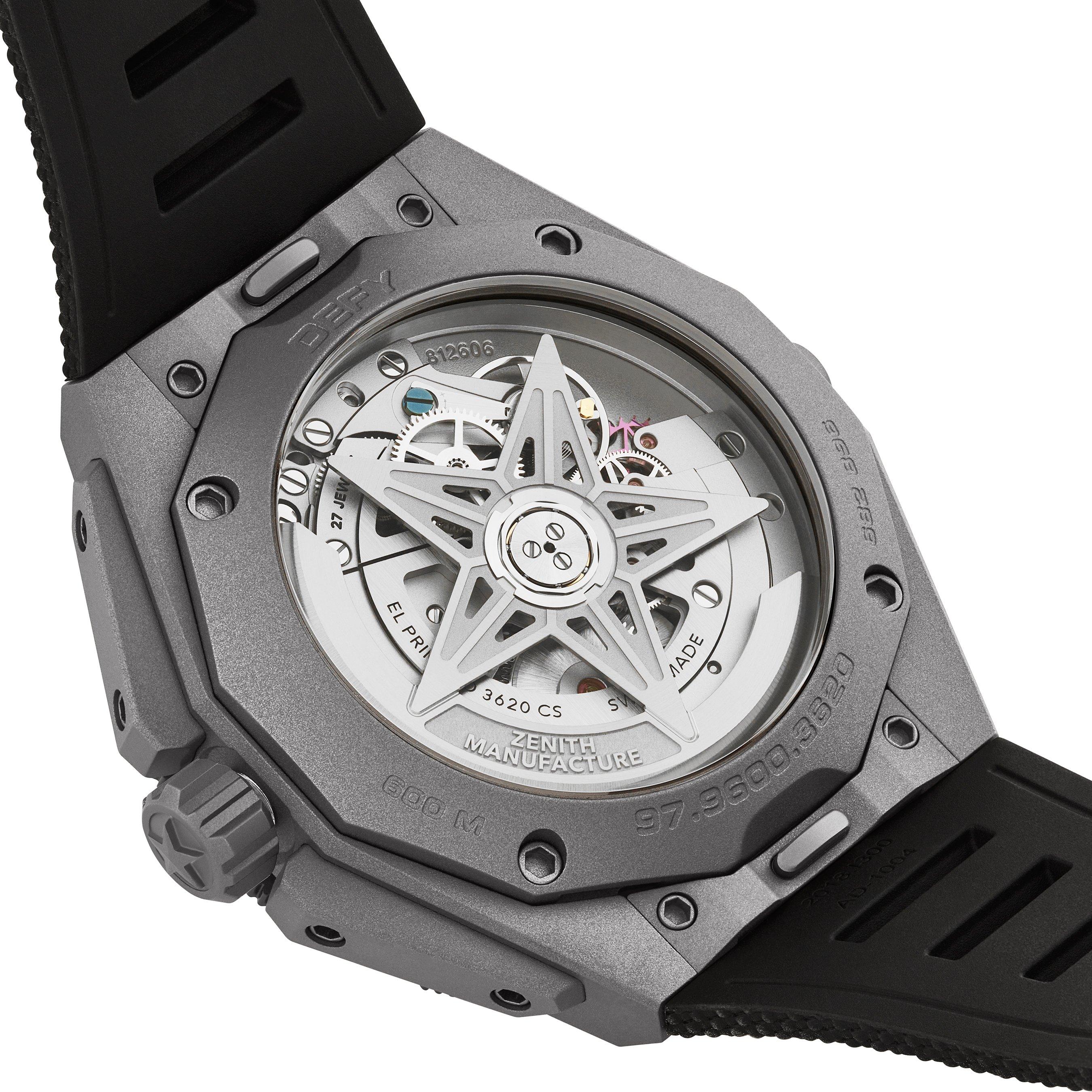 ZENITH Defy Extreme 43mm Titanium Automatic Watch 97.9600.3620/21
