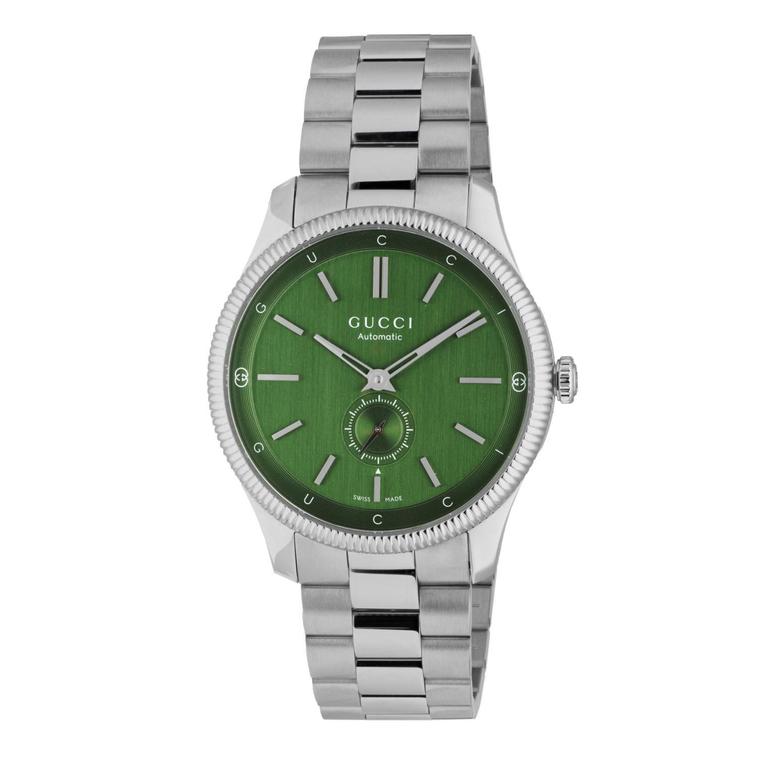 Gucci G-Timeless 40mm Automatic Men's Watch YA126397 | Green, 40