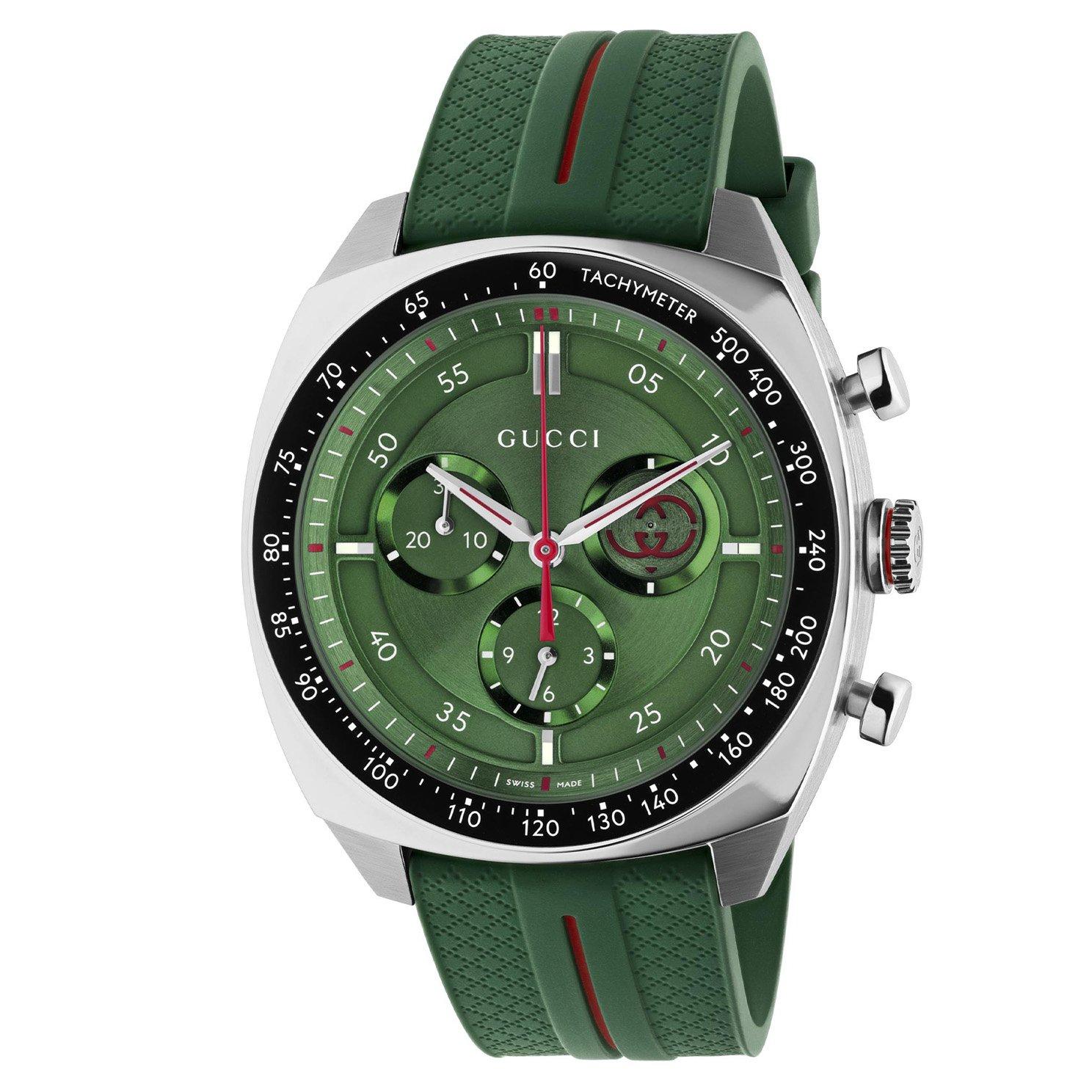GUCCI 腕時計 Gucci Interlocking 41mm Chronograph Men's Watch YA142320 | Black