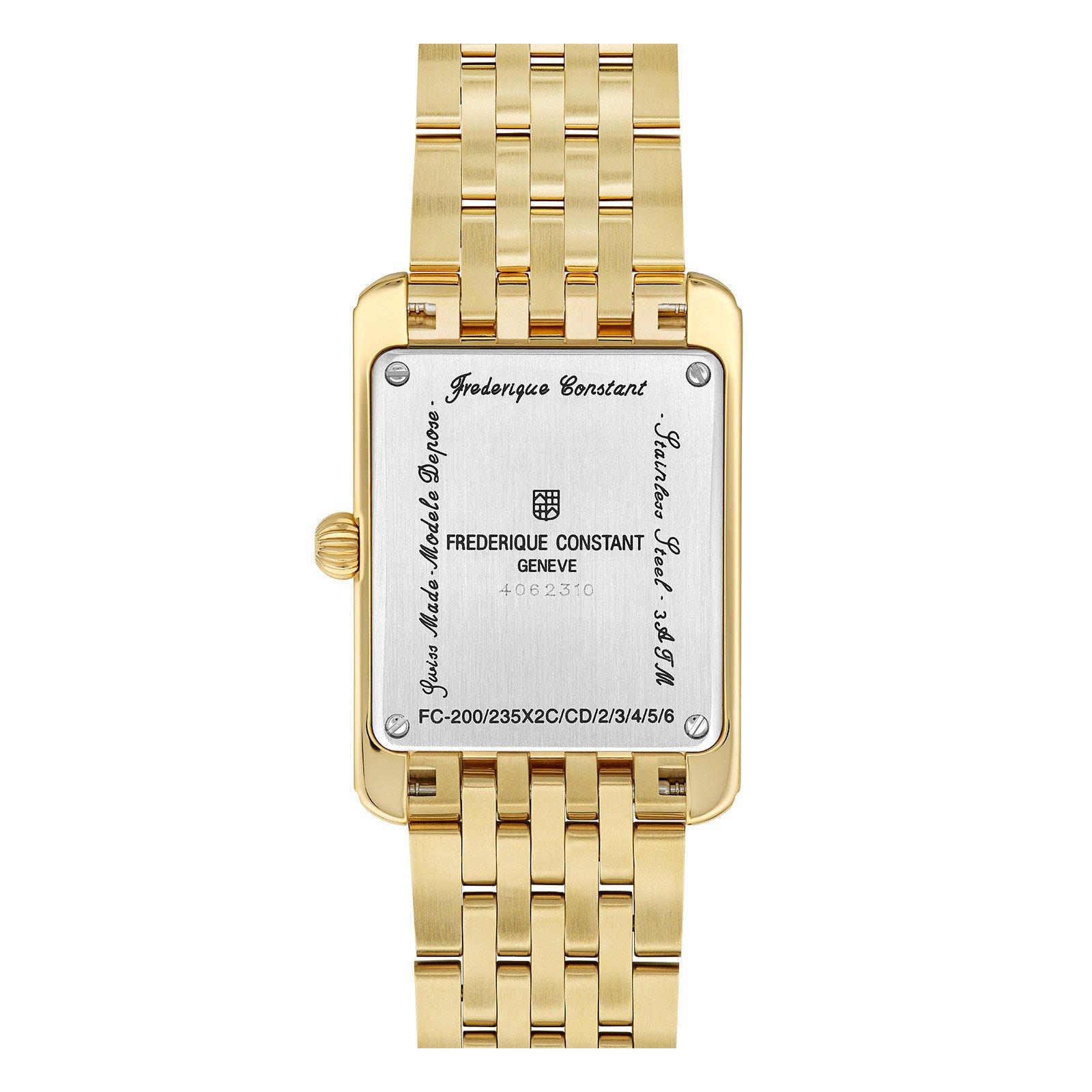 Frederique Constant Classics Carree Small Seconds 36mm Yellow Gold