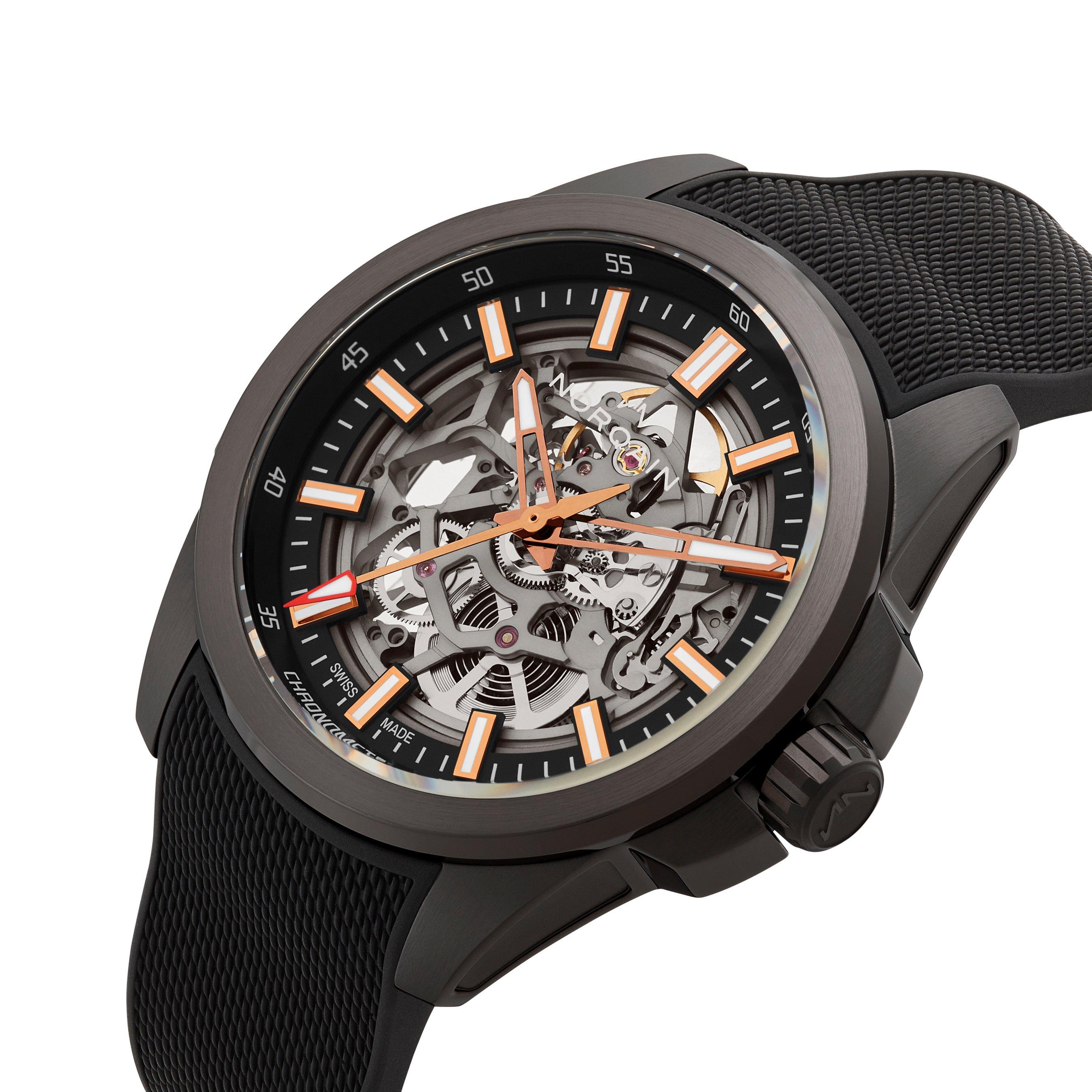 NORQAIN Independence Skeleton 42mm Automatic Men's Watch N3000