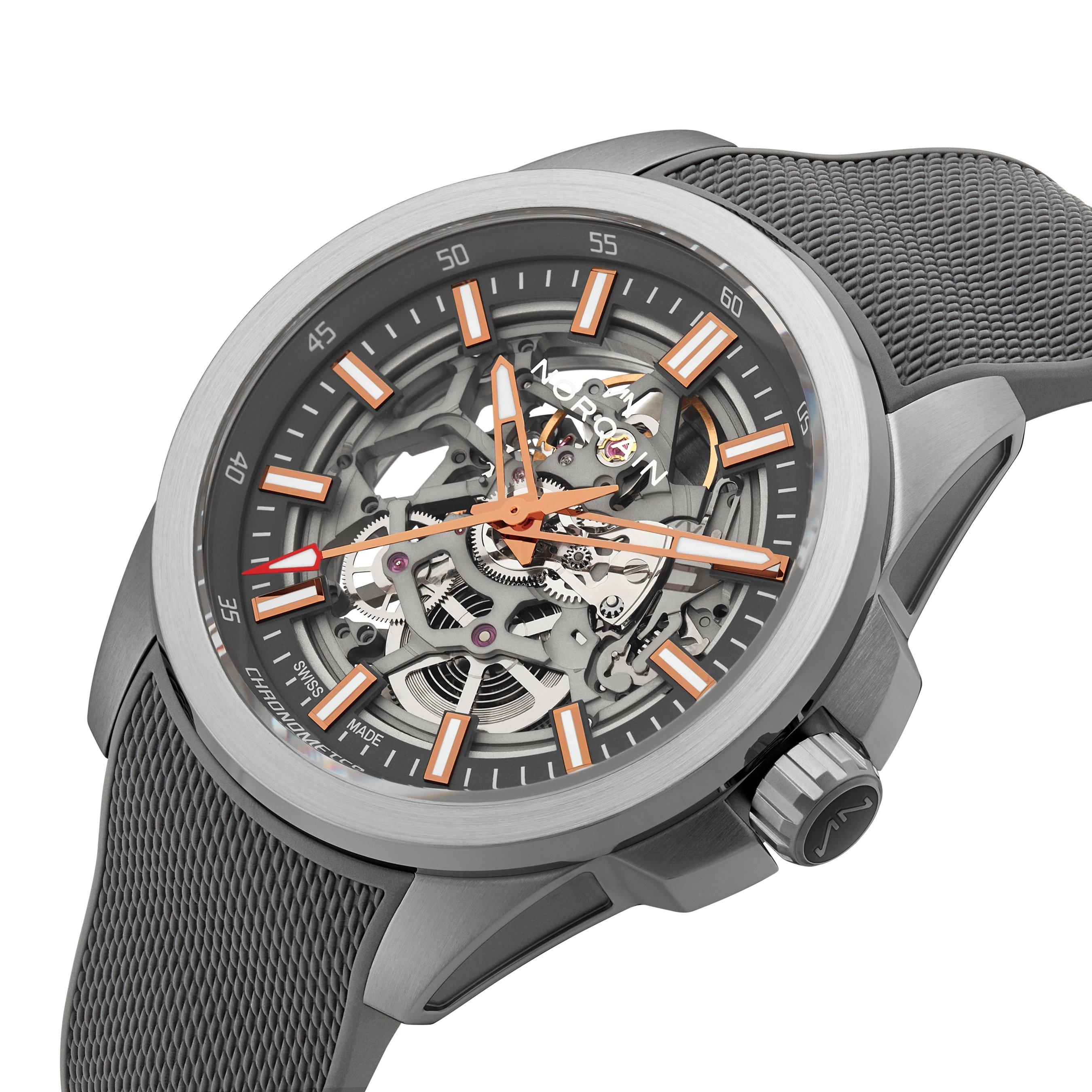 NORQAIN Independence Skeleton 42mm Automatic Men's Watch