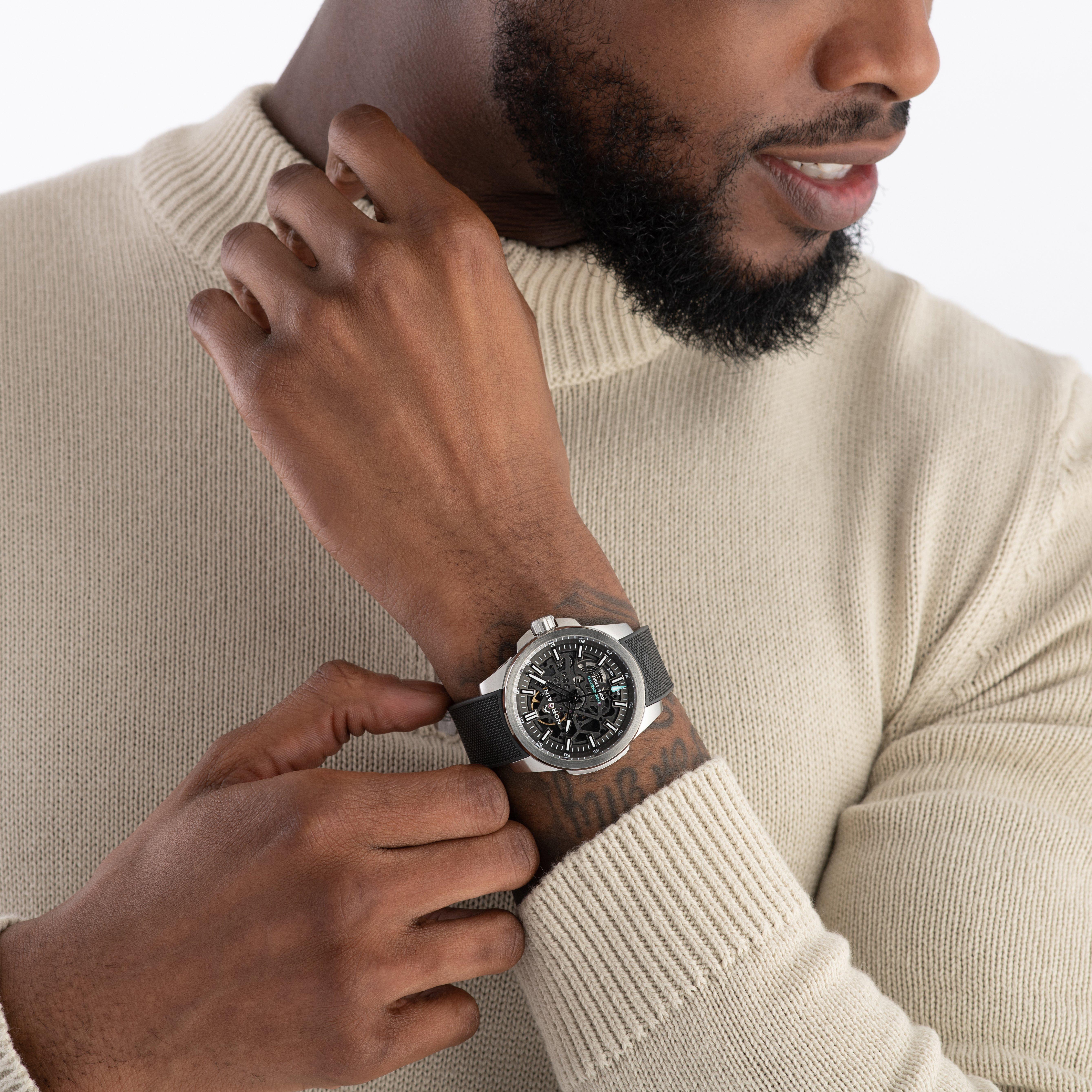 NORQAIN Independence Skeleton 40mm Chronograph Automatic Men’s Watch