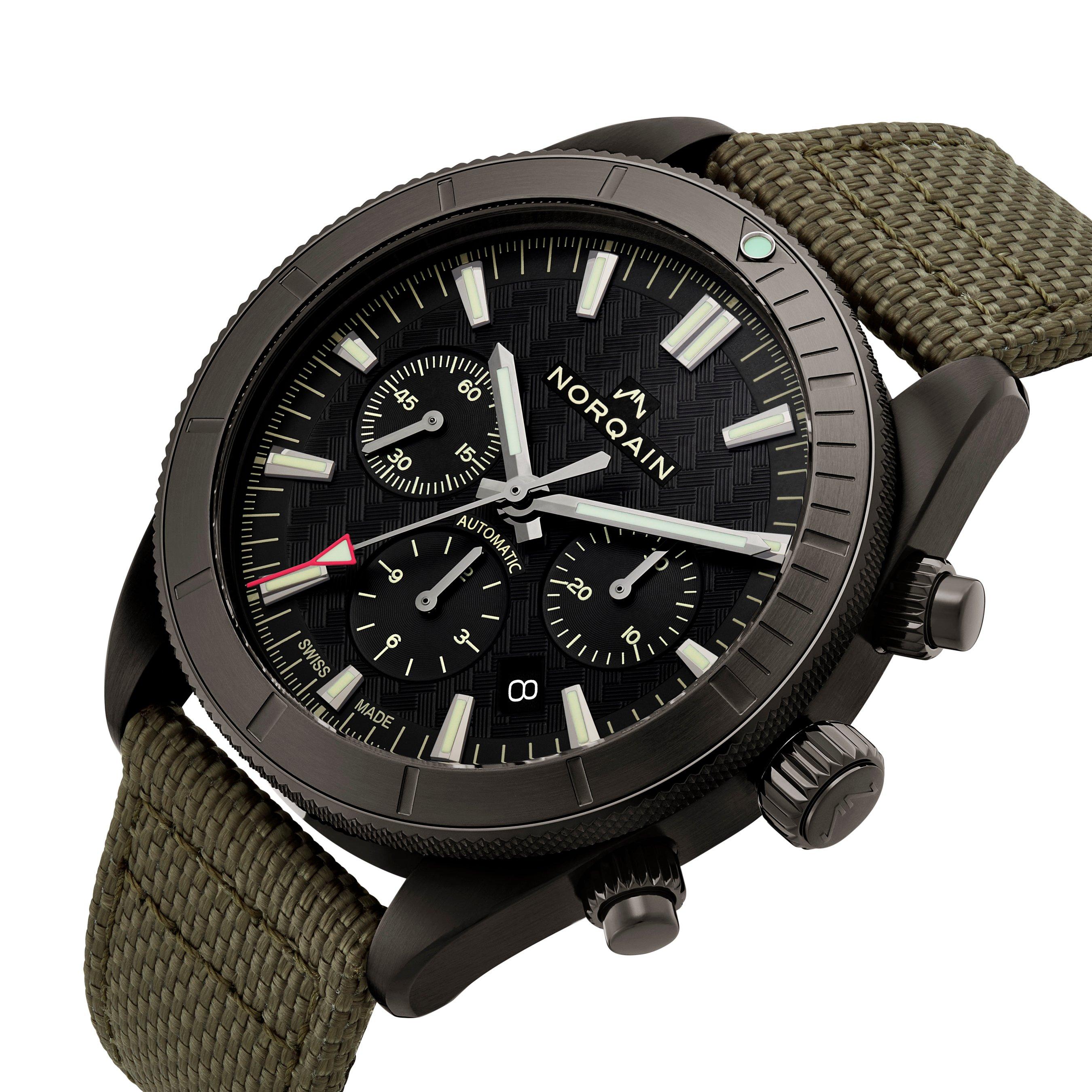 NORQAIN Adventure Sport Chrono 44mm Automatic Men's Watch N1200