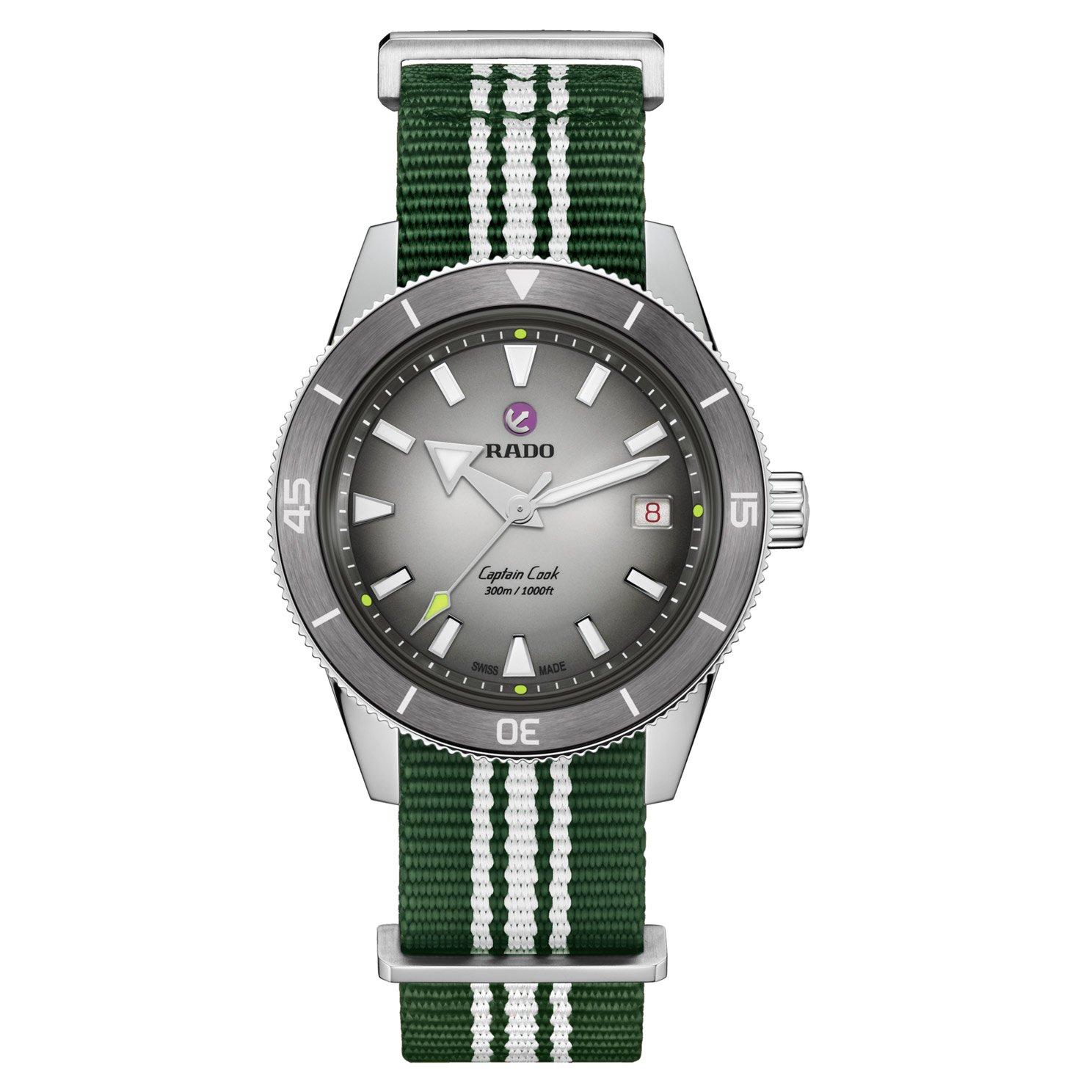 kou　52℃ Rado Limited Edition Captain Cook X Tennis 39mm Automatic Watch