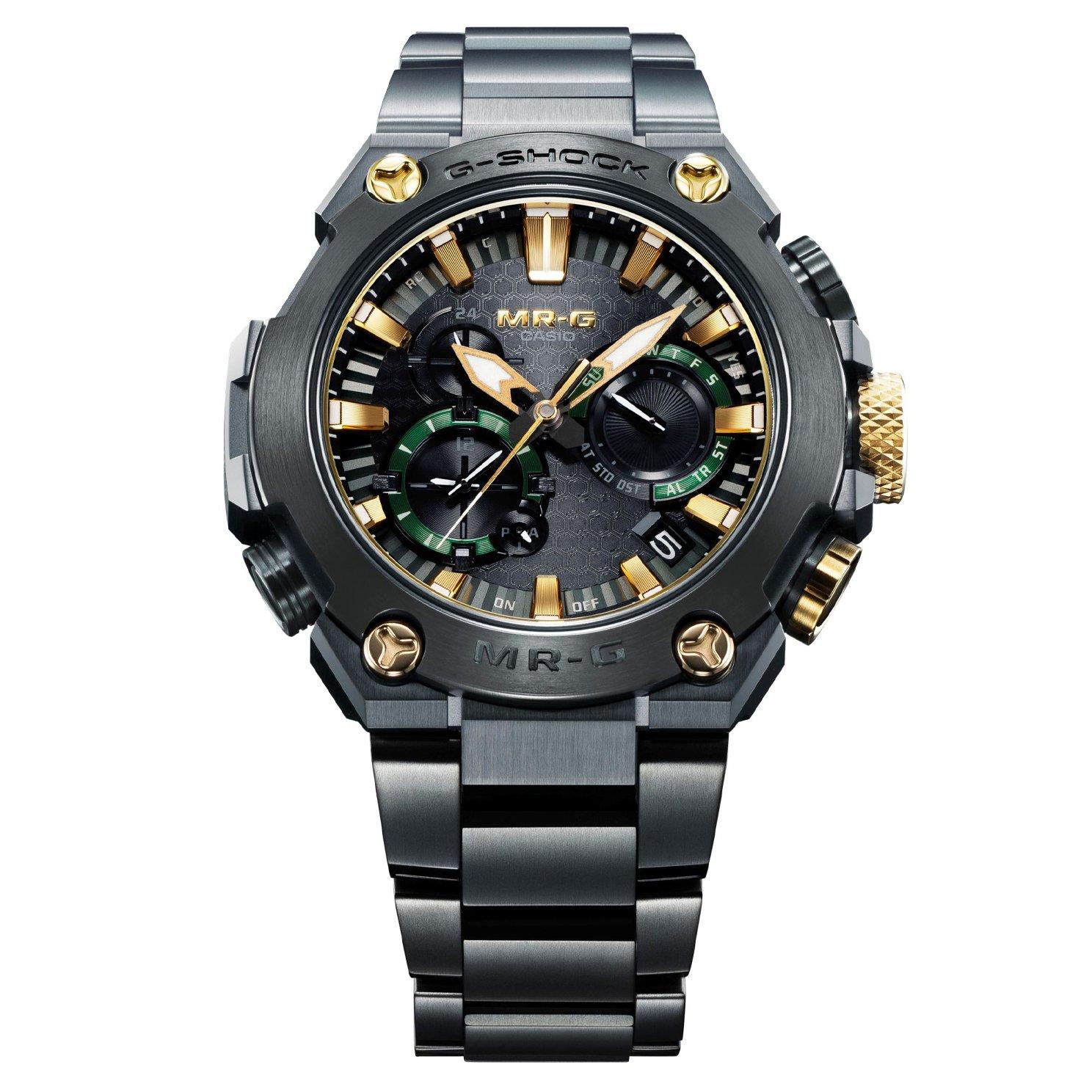 G-Shock MR-G 49.8mm Titanium Solar Powered Men's Watch MRG-B2000BG