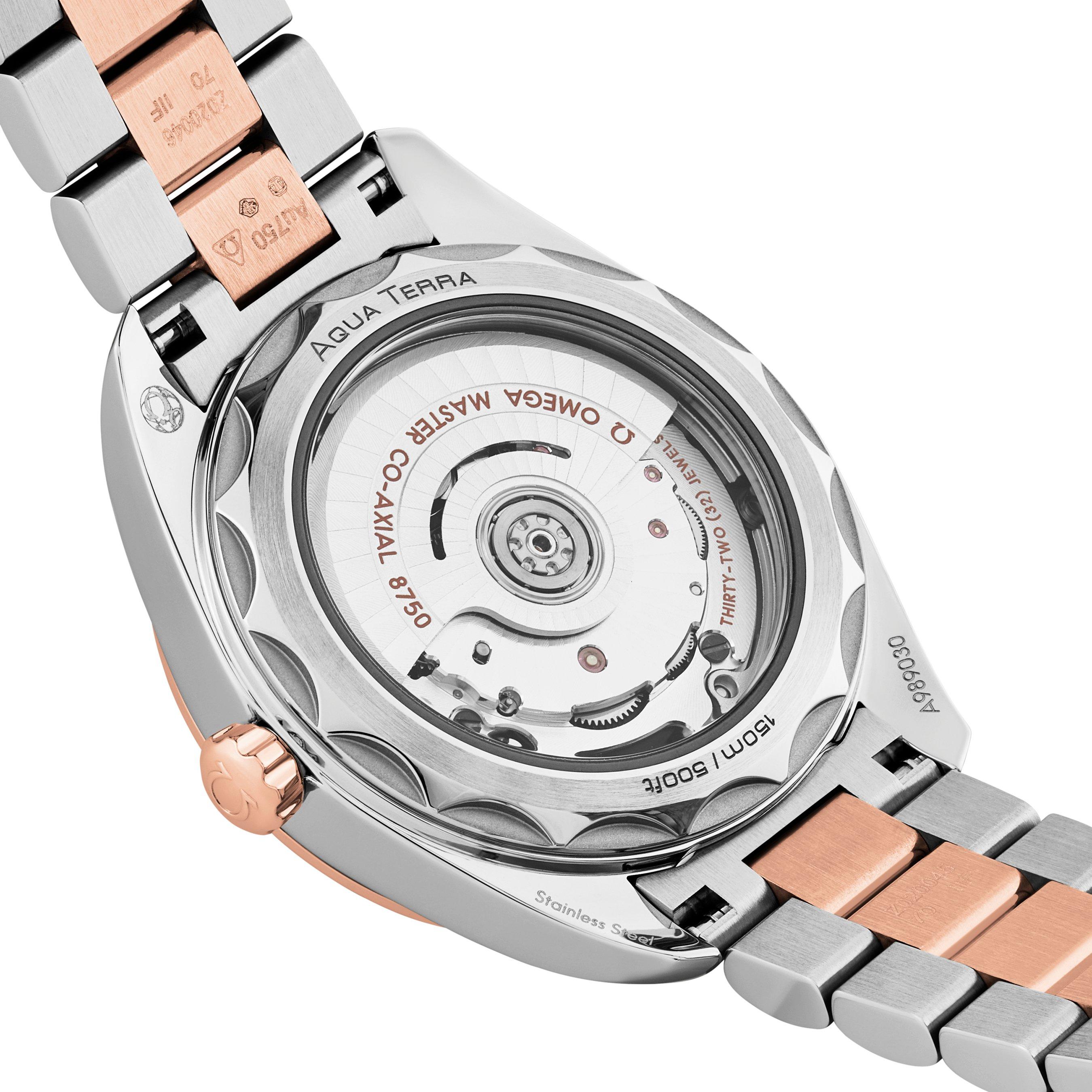 OMEGA Seamaster Aqua Terra 150M 30mm 18K Sedna Gold Diamond