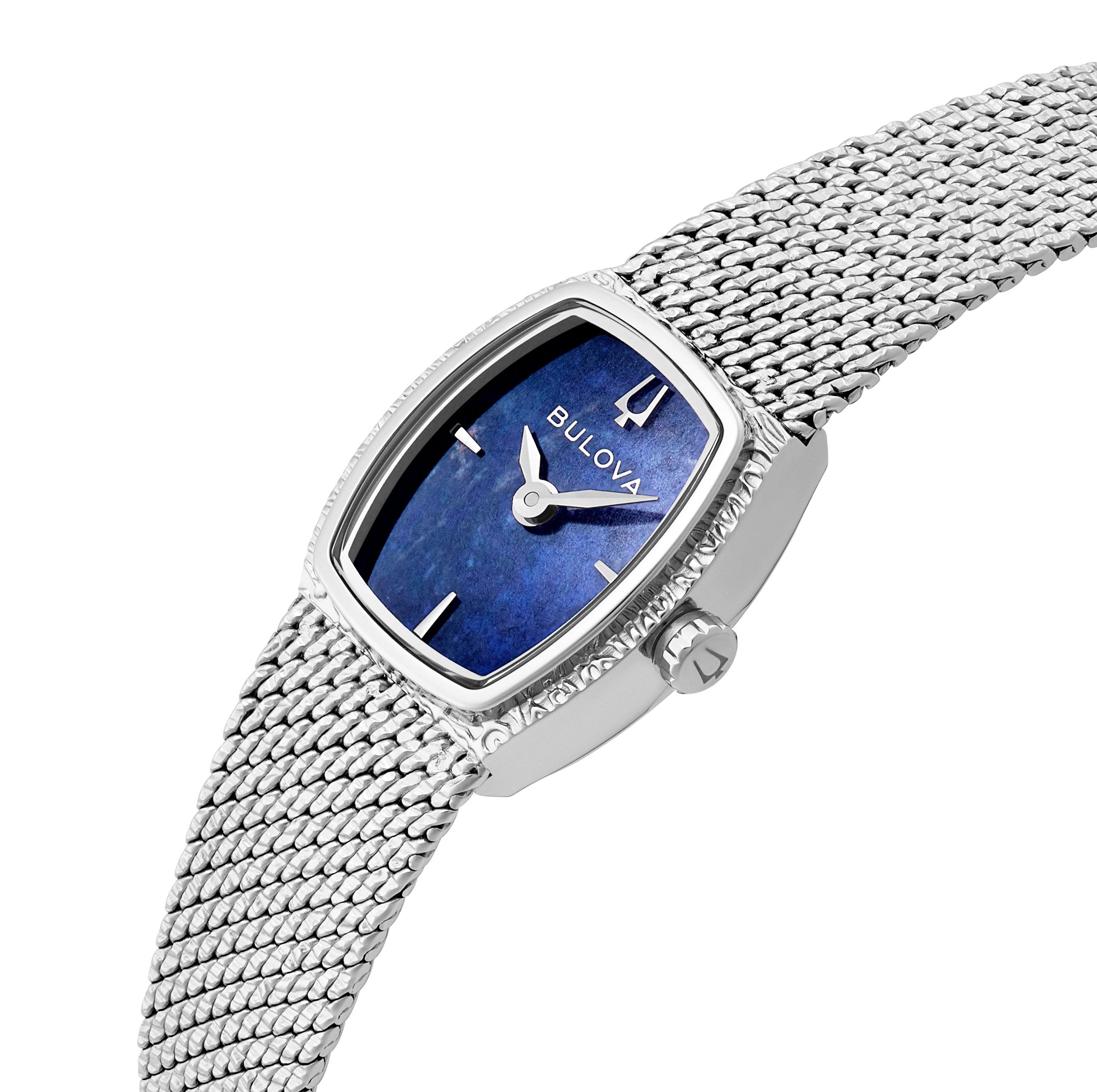 Bulova Goddess of Time 17mm Sodalite Watch 96L343 | Blue, 21 mm ...