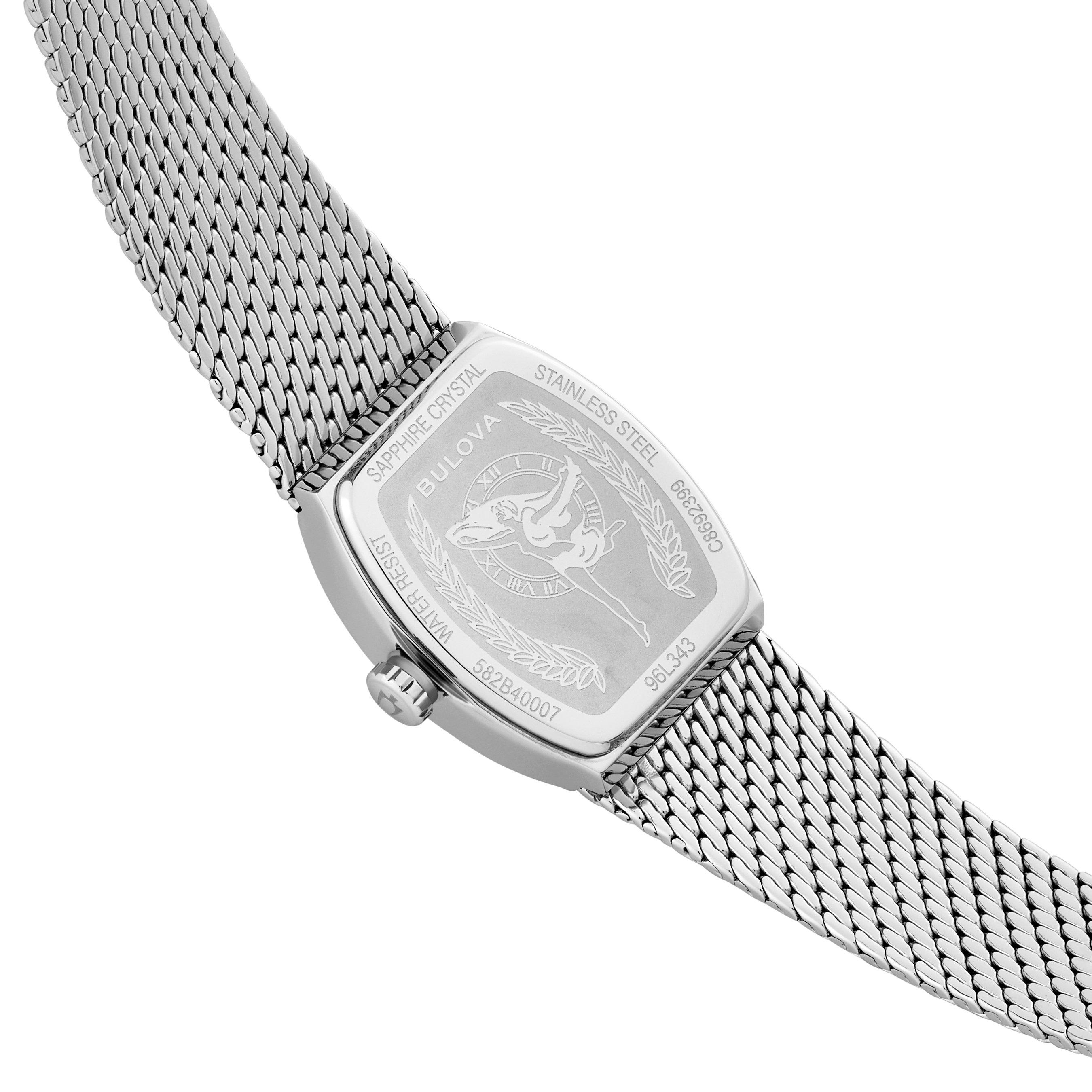 Bulova Goddess of Time 17mm Sodalite Watch 96L343 | Blue, 21 mm