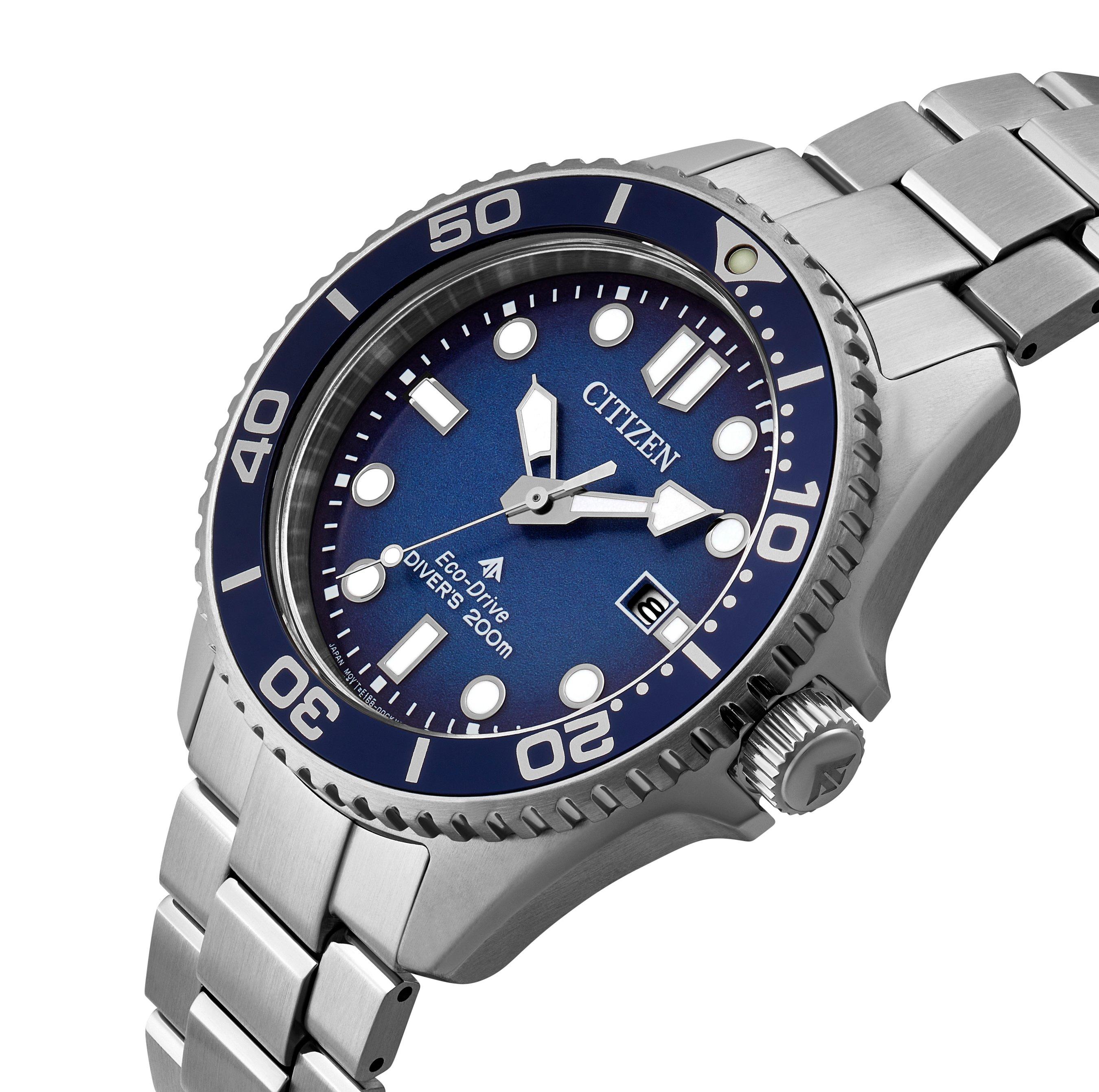 Citizen Promaster Diver 41mm Eco-Drive Men’s Watch BN0260-54L | Blue ...