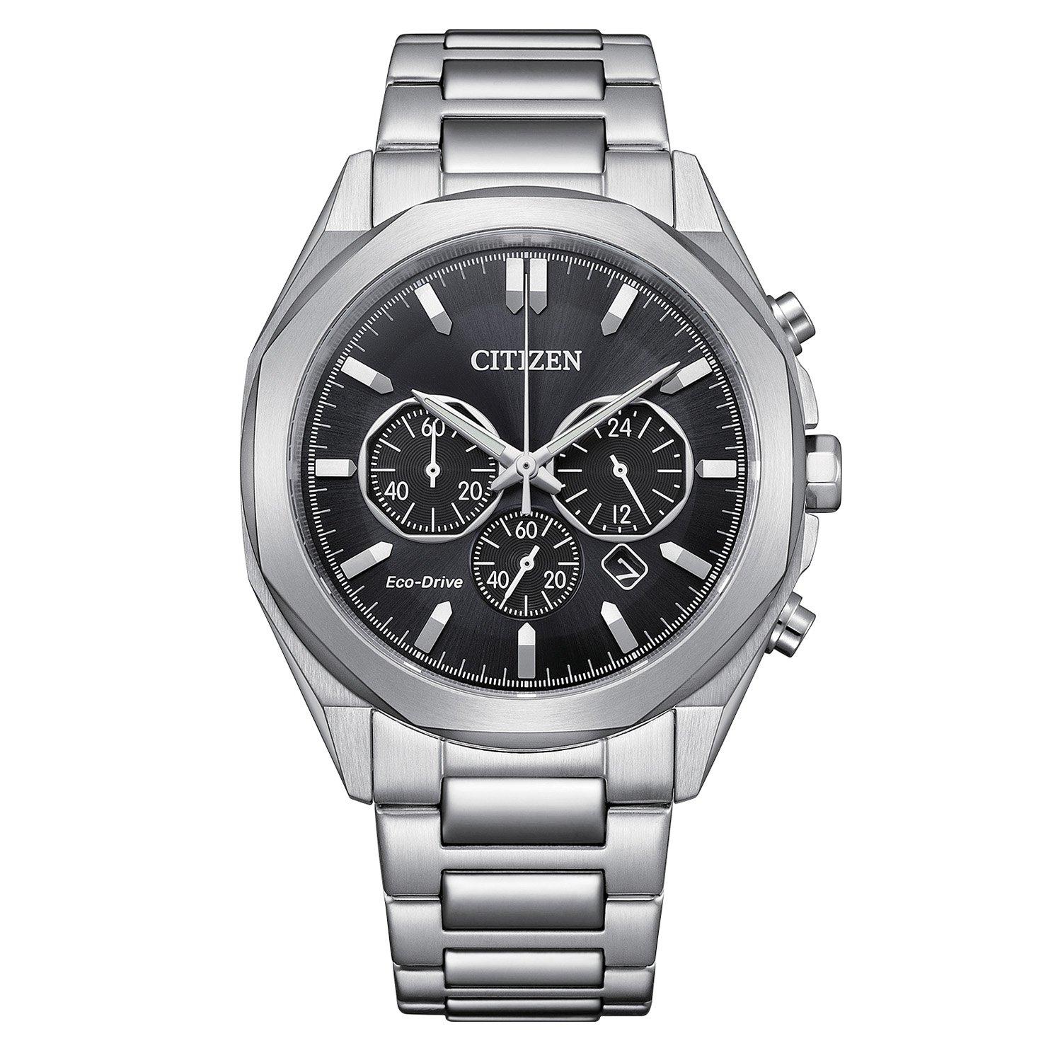 Citizen Classic 41mm Chronograph Eco Drive Men's Watch CA4590-81E