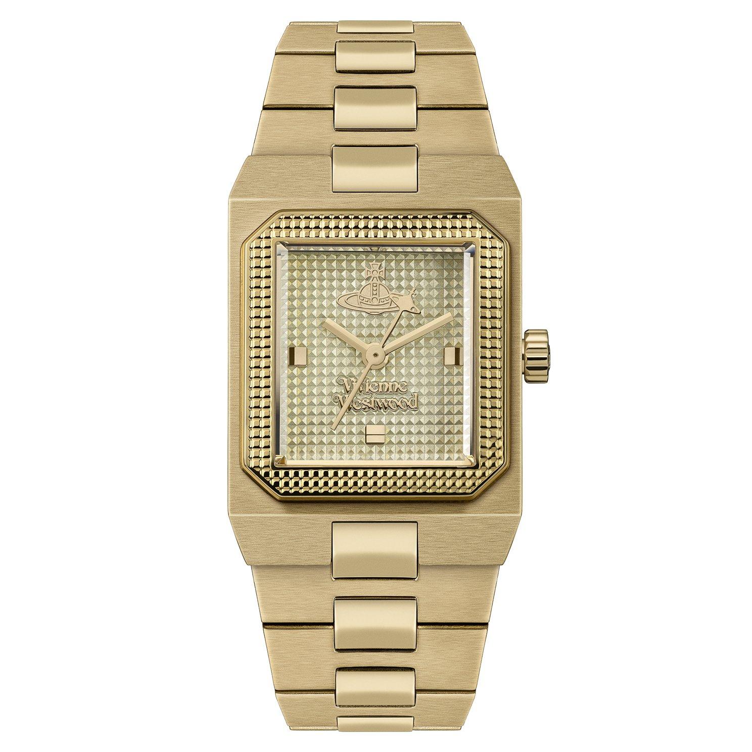 Vivienne Westwood The Brunswick 24mm Yellow Gold Plated Ladies