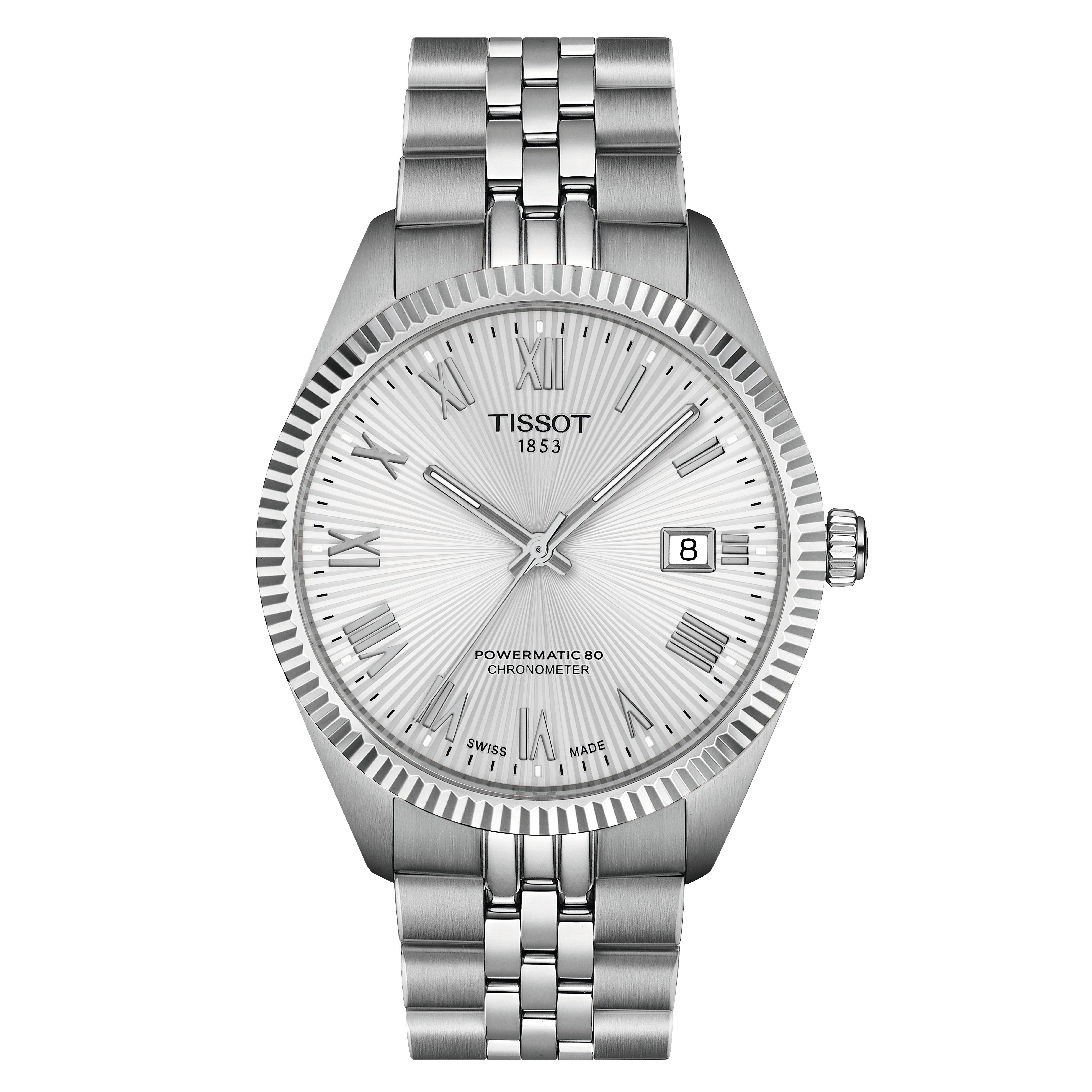 Tissot Ballade 39mm Automatic Men's Watch T1564081103300 Silver