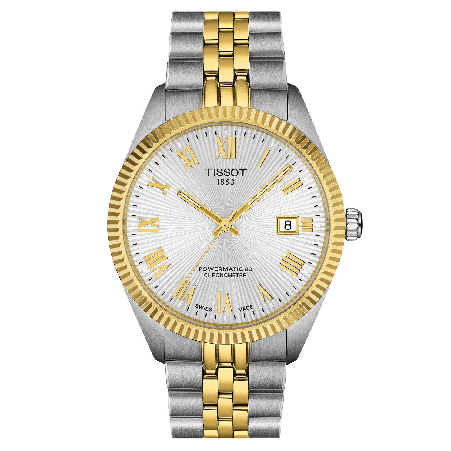 Tissot Ballade 39mm Stainless Steel and Yellow Gold Tone Automatic