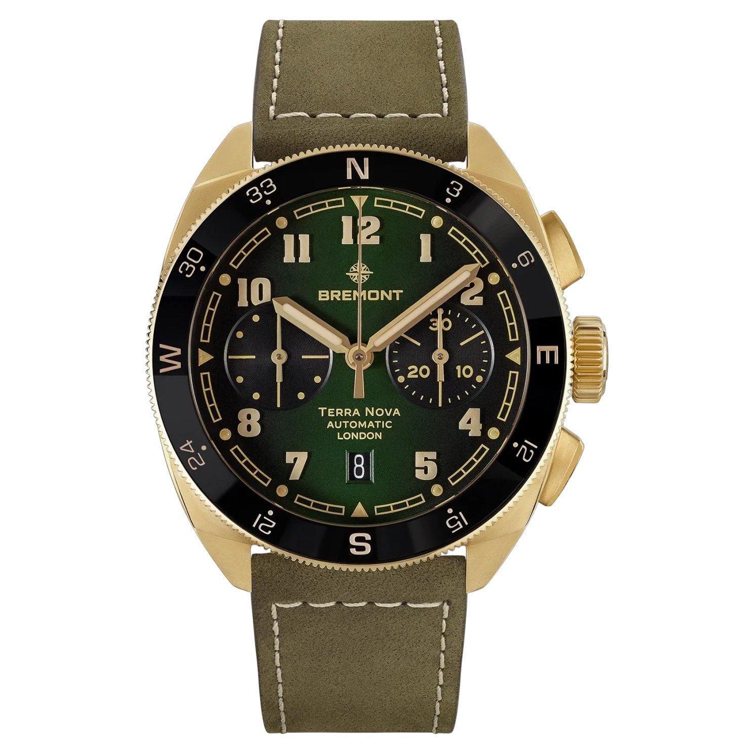 Bremont Terra Nova 42.5mm Bronze Chronograph Automatic Men’s Watch