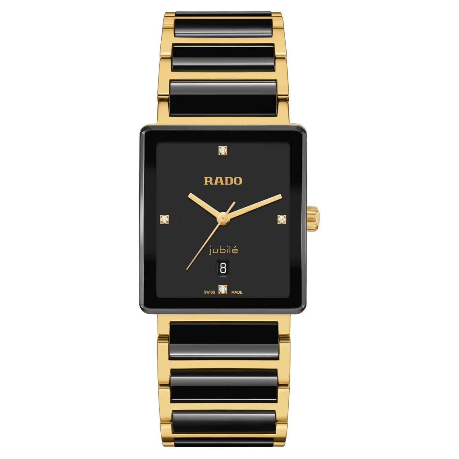 Rado Integral 31.5mm Stainless Steel and Yellow Gold Tone Diamond Men’s Watch