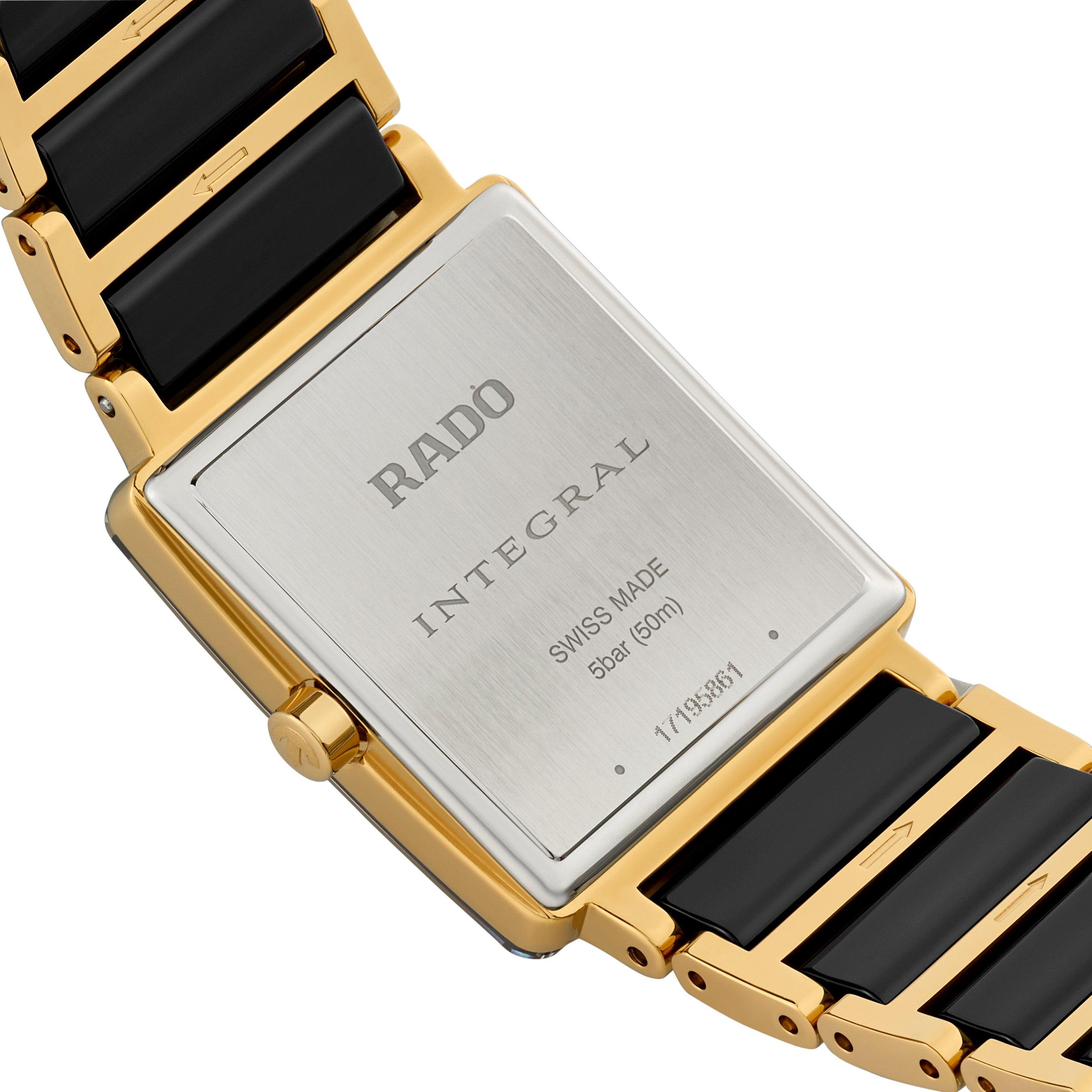 Rado Integral 31.5mm Stainless Steel and Yellow Gold PVD Diamond