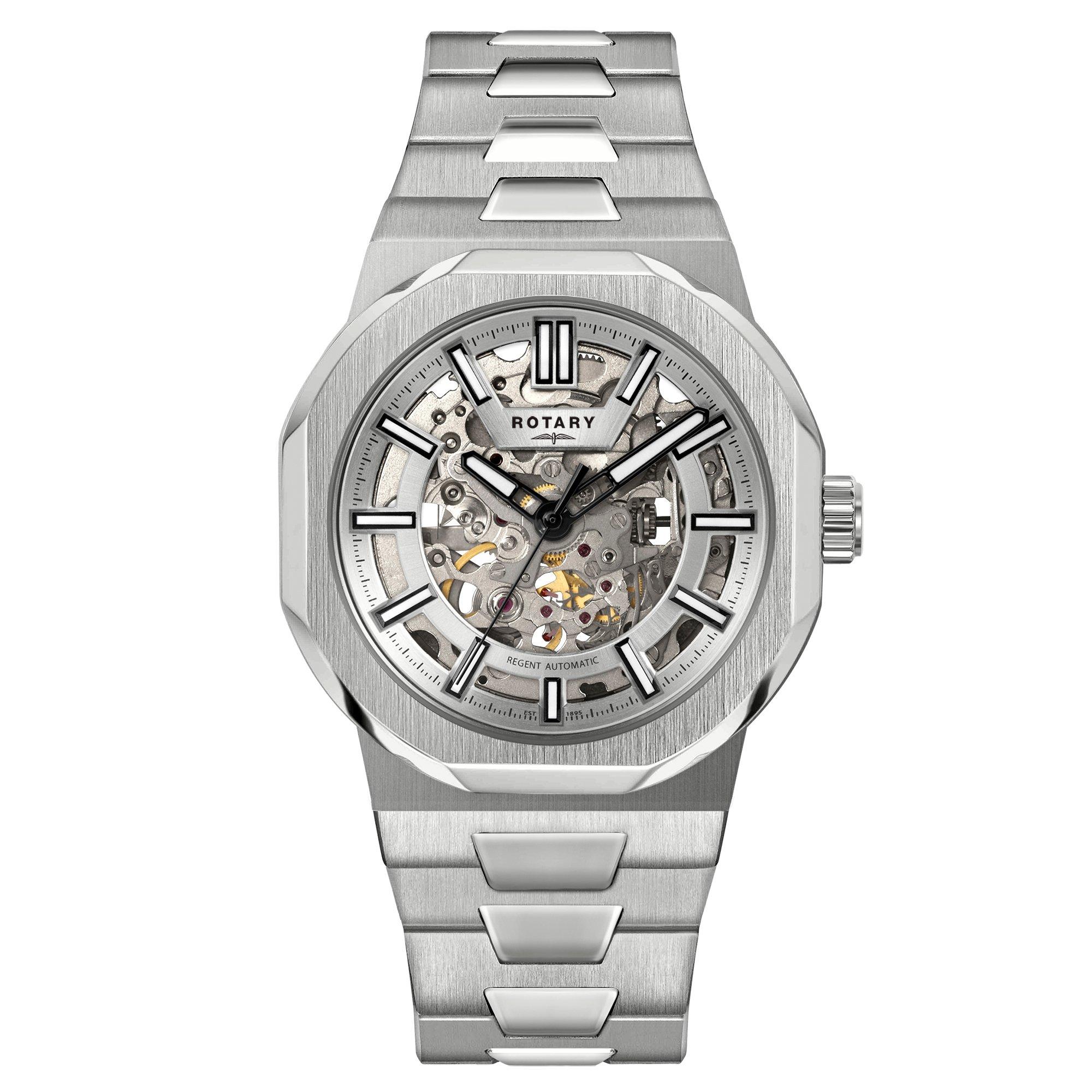 Rotary Regent Skeleton 40mm Automatic Watch