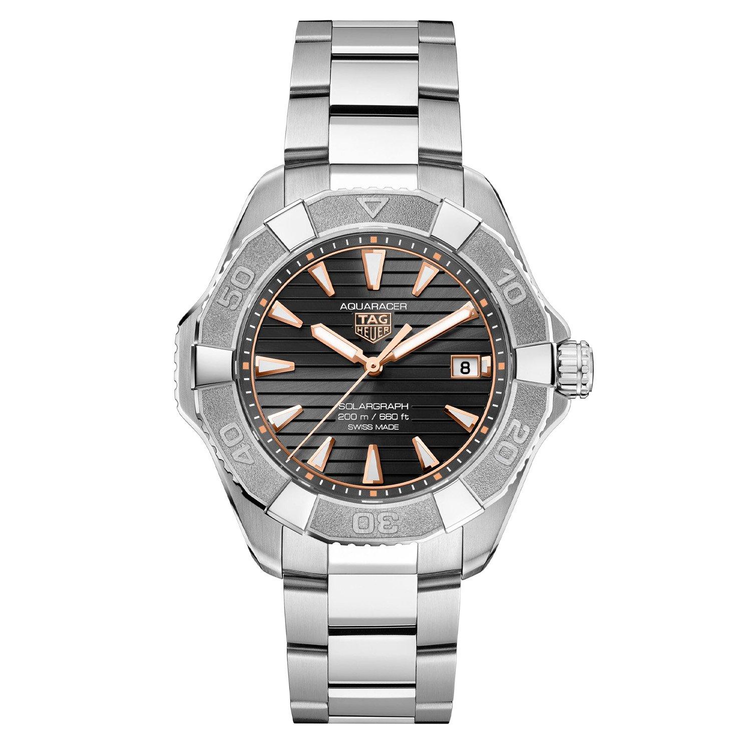 TAG Heuer Aquaracer Professional 200 Solargraph 40mm Titanium Men’s Watch