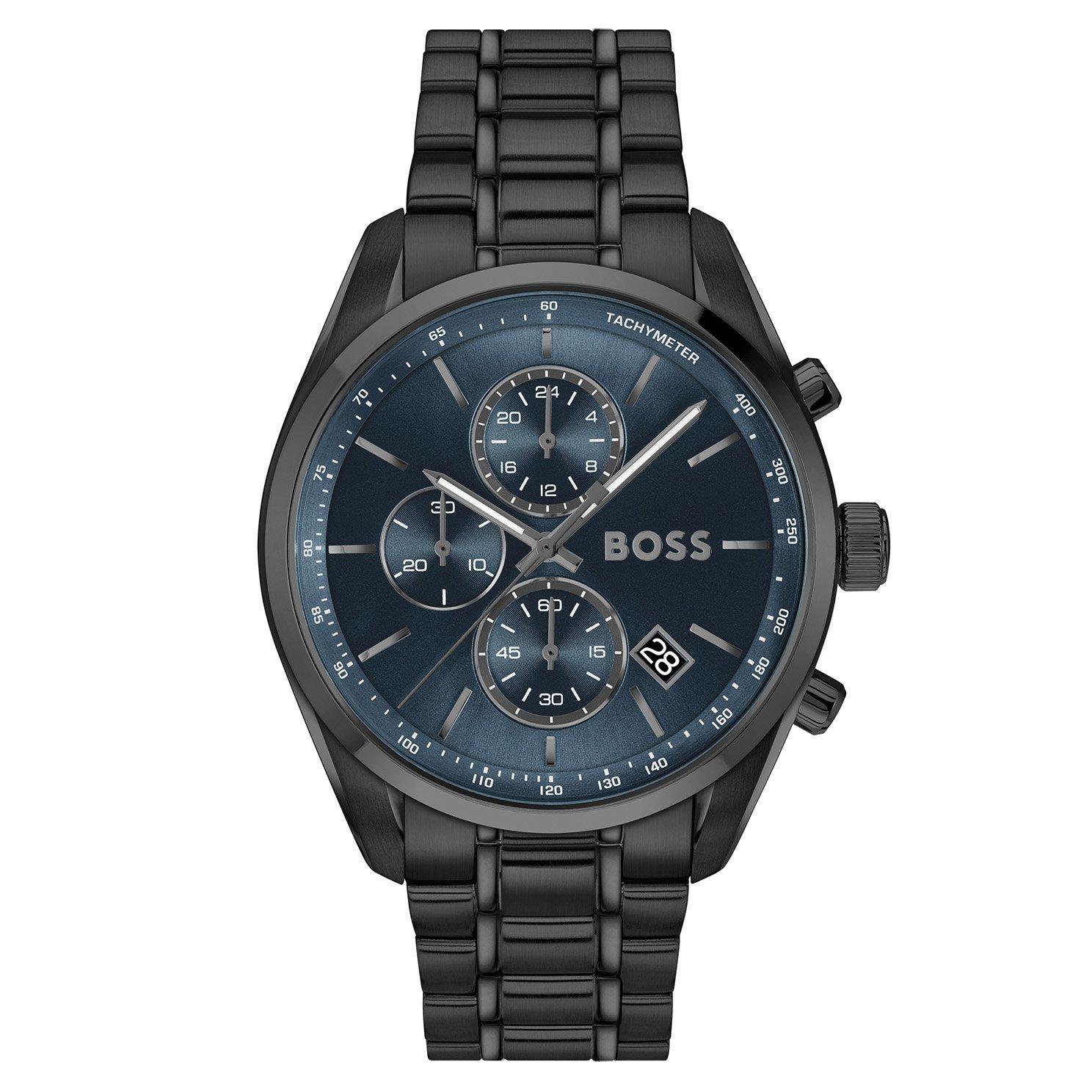BOSS Grand Prix 44mm Stainless Steel Chronograph Men’s Watch