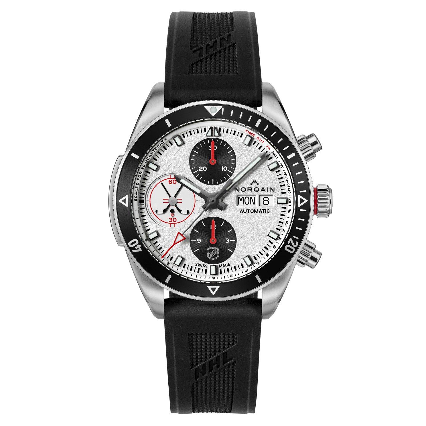 NORQAIN Limited Edition Adventure Chrono NHL 41mm Automatic Watch