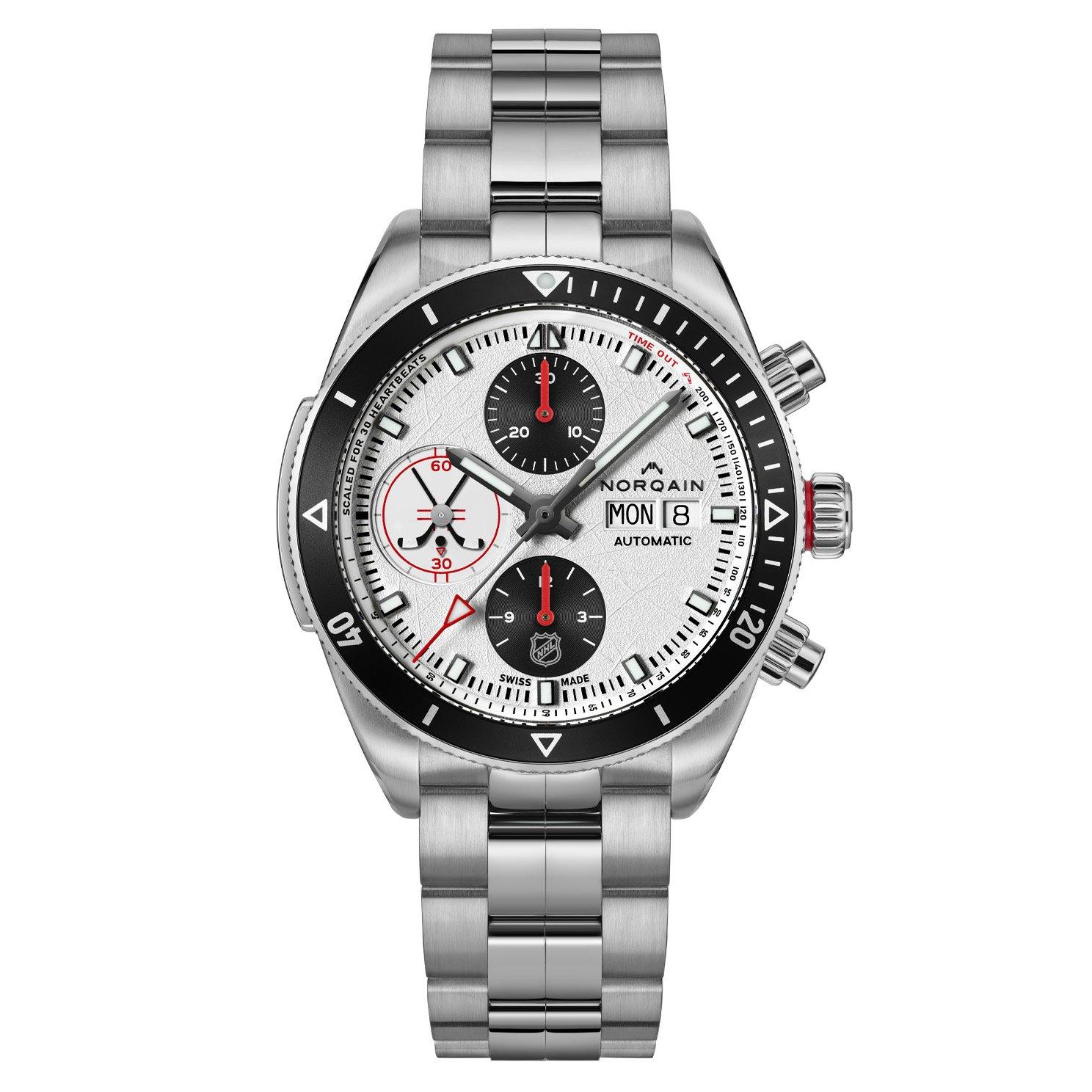 NORQAIN Limited Edition Adventure Chrono NHL 41mm Automatic Watch