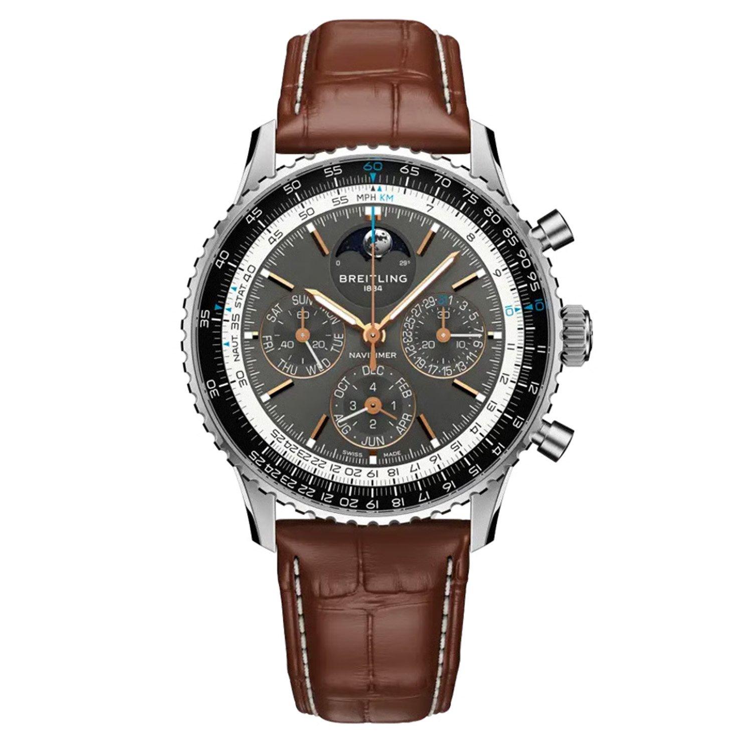 Breitling Navitimer B19 Chronograph 43mm Perpetual Calendar Automatic Men’s Watch
