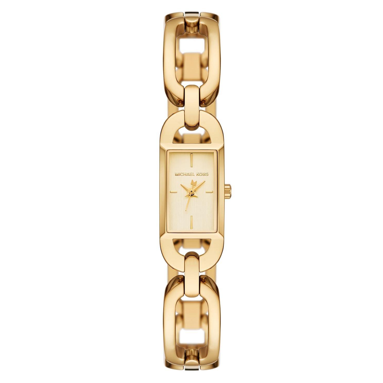 Michael Kors Empire 30mm Yellow Gold Tone Ladies Watch
