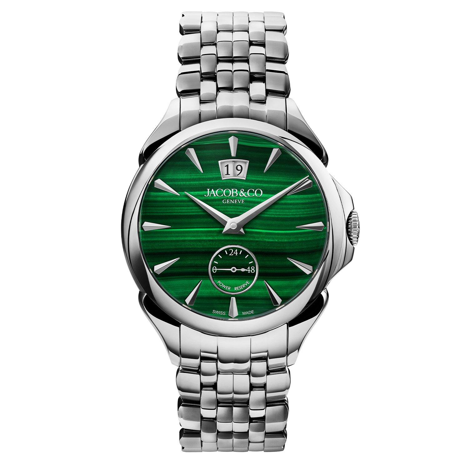 Jacob & Co. Palatial Classic Big Date 42mm Malachite Men’s Watch
