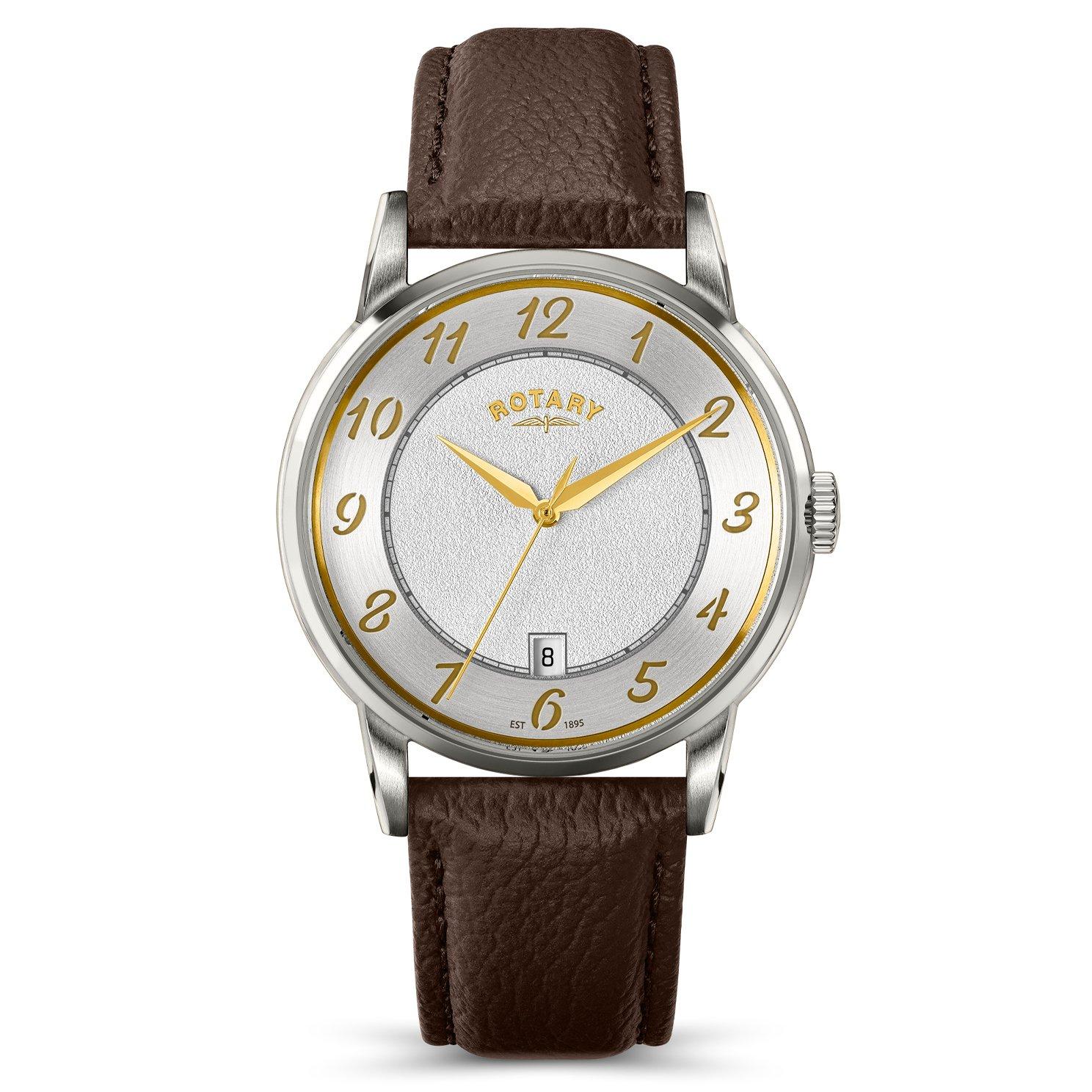 Rotary Heritage 39mm Stainless Steel Men’s Watch