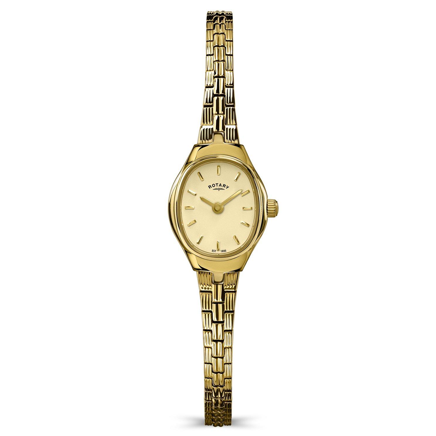 Rotary 1895 16.8mm Yellow Gold PVD Ladies Watch