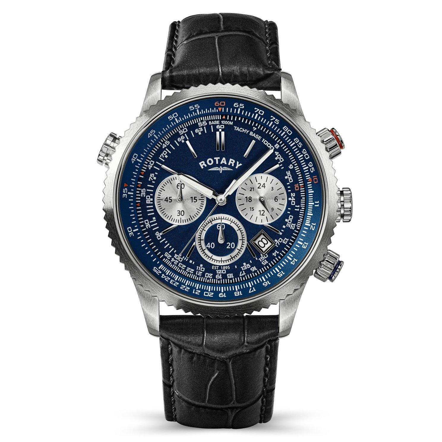 Rotary Pilot Chronograph 42mm Men's Watch