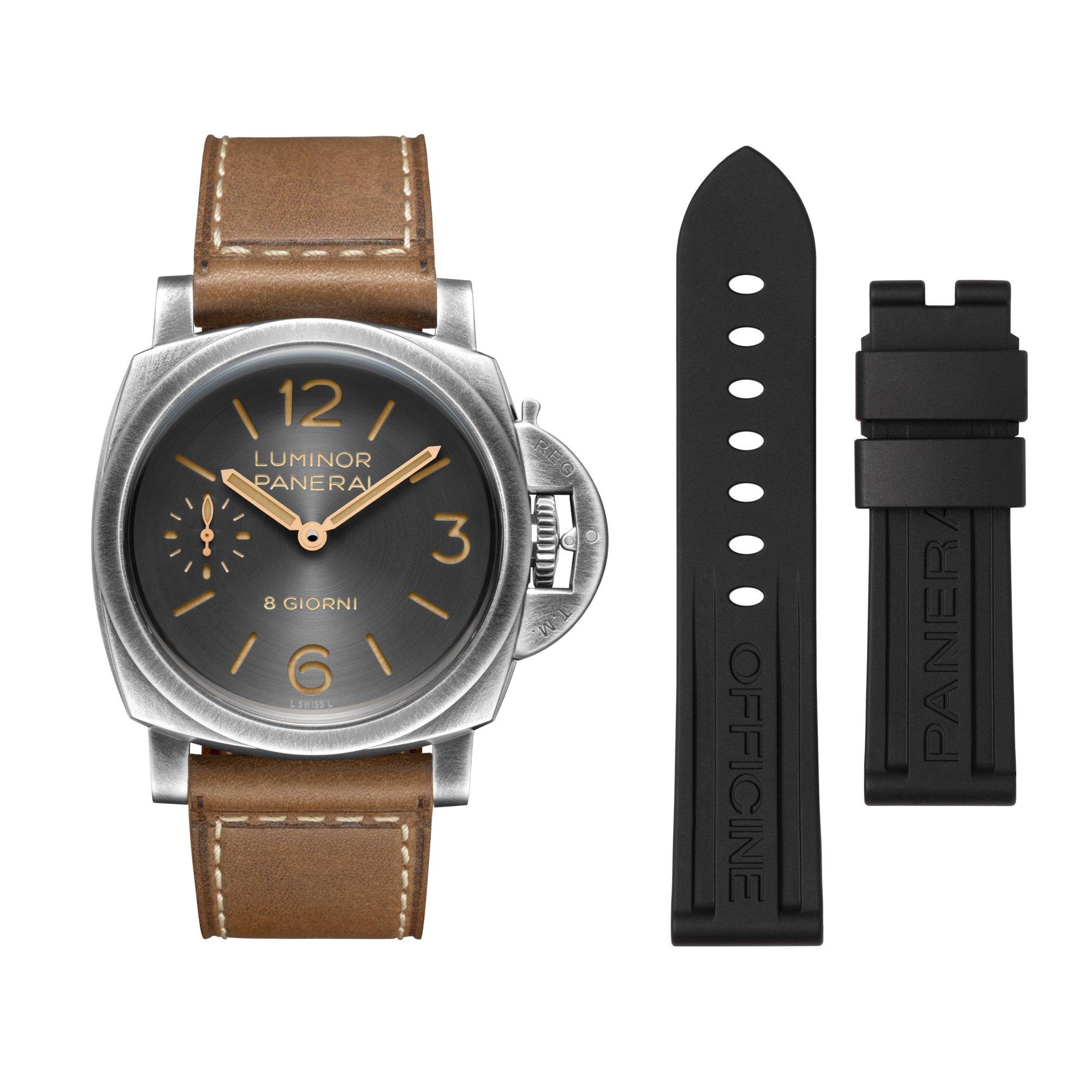 Panerai Luminor 8 Giorni 44mm Men's Watch PAM01733 | Grey, 44 mm