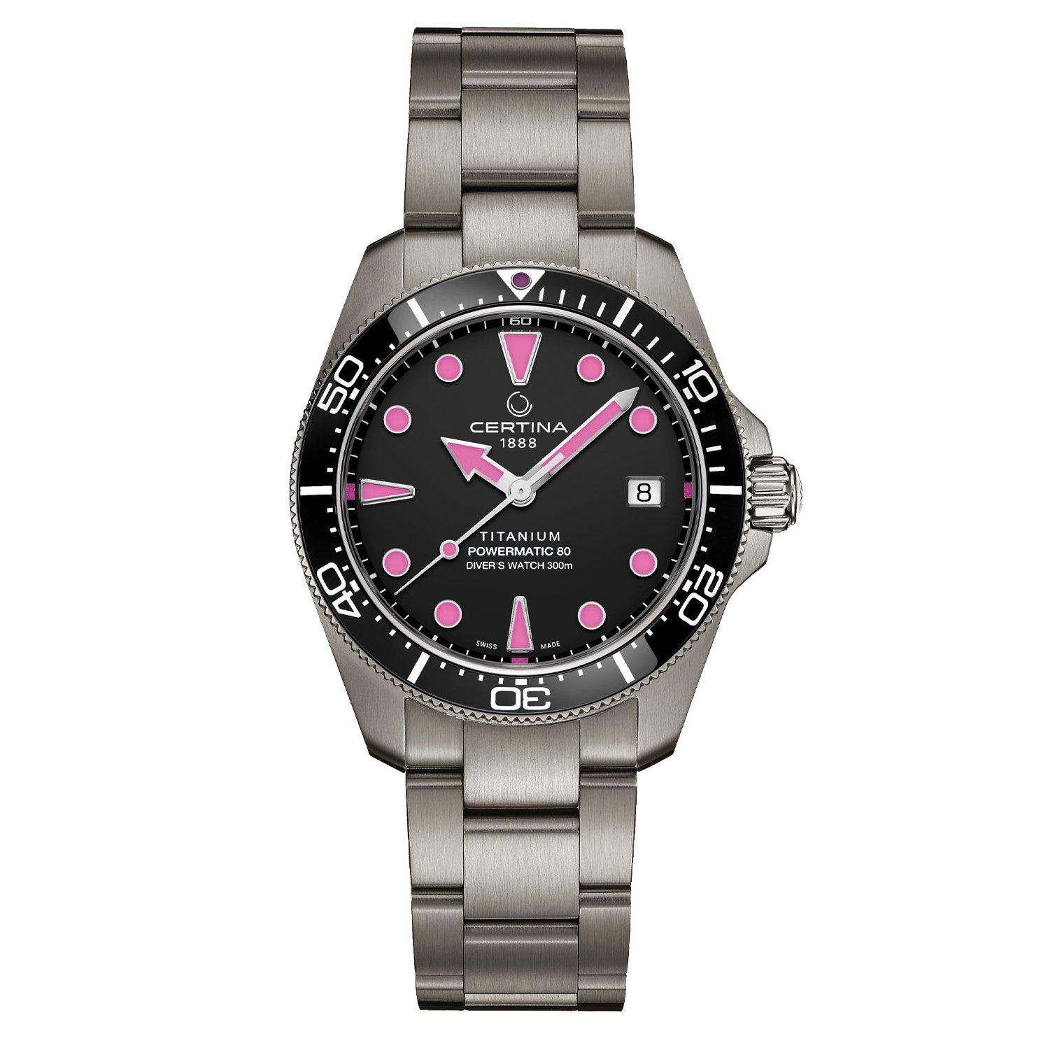 Certina DS Action Diver 38mm Titanium Automatic Watch