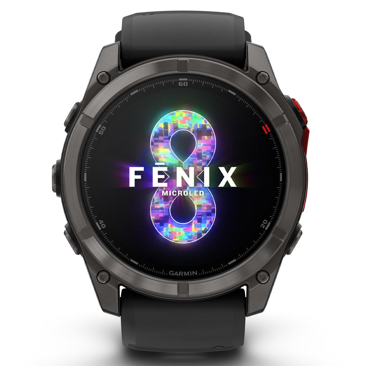 Garmin Fenix 8 Pro 51mm MicroLED Titanium Smartwatch
