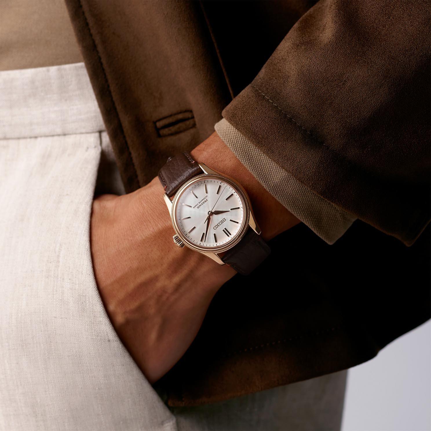 Seiko Limited Edition Seiko Presage Classic Series 38mm Rose Gold Tone Automatic Watch