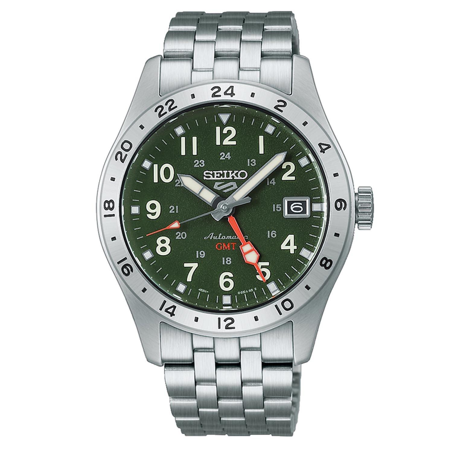 Seiko 5 Sports Field GMT 39.4mm Automatic Men’s Watch