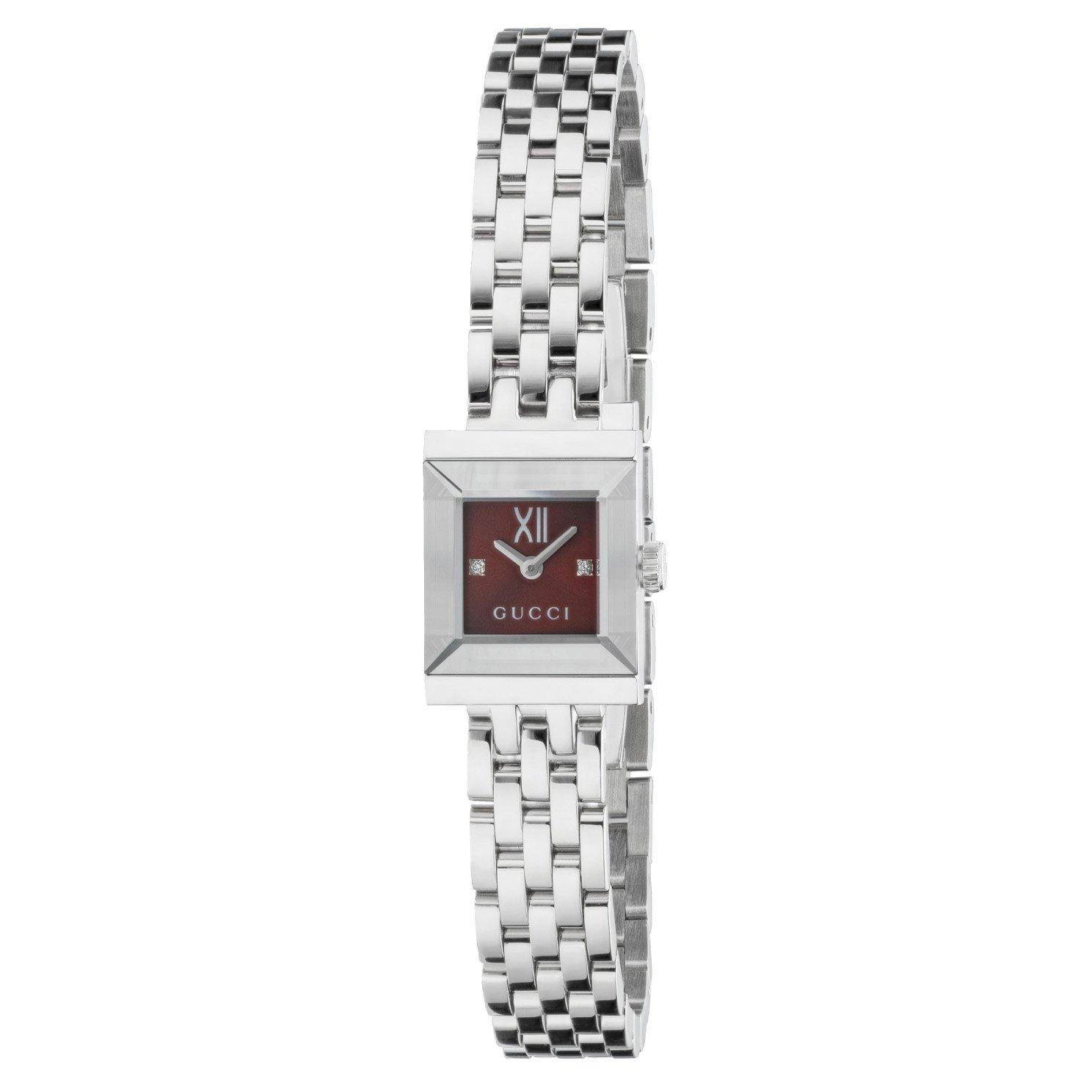 Gucci G-Frame 18mm Diamond Ladies Watch