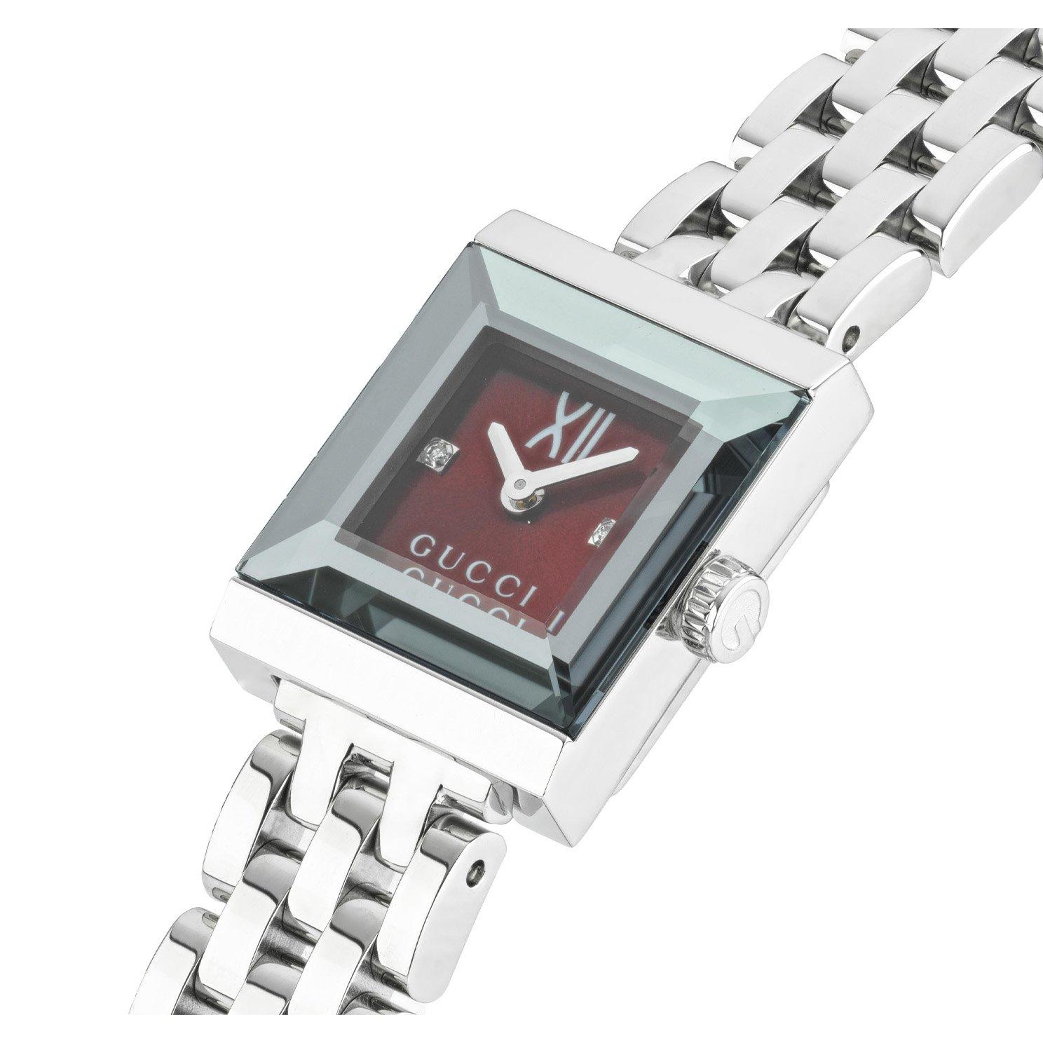 Gucci G-Frame 18mm Diamond Ladies Watch