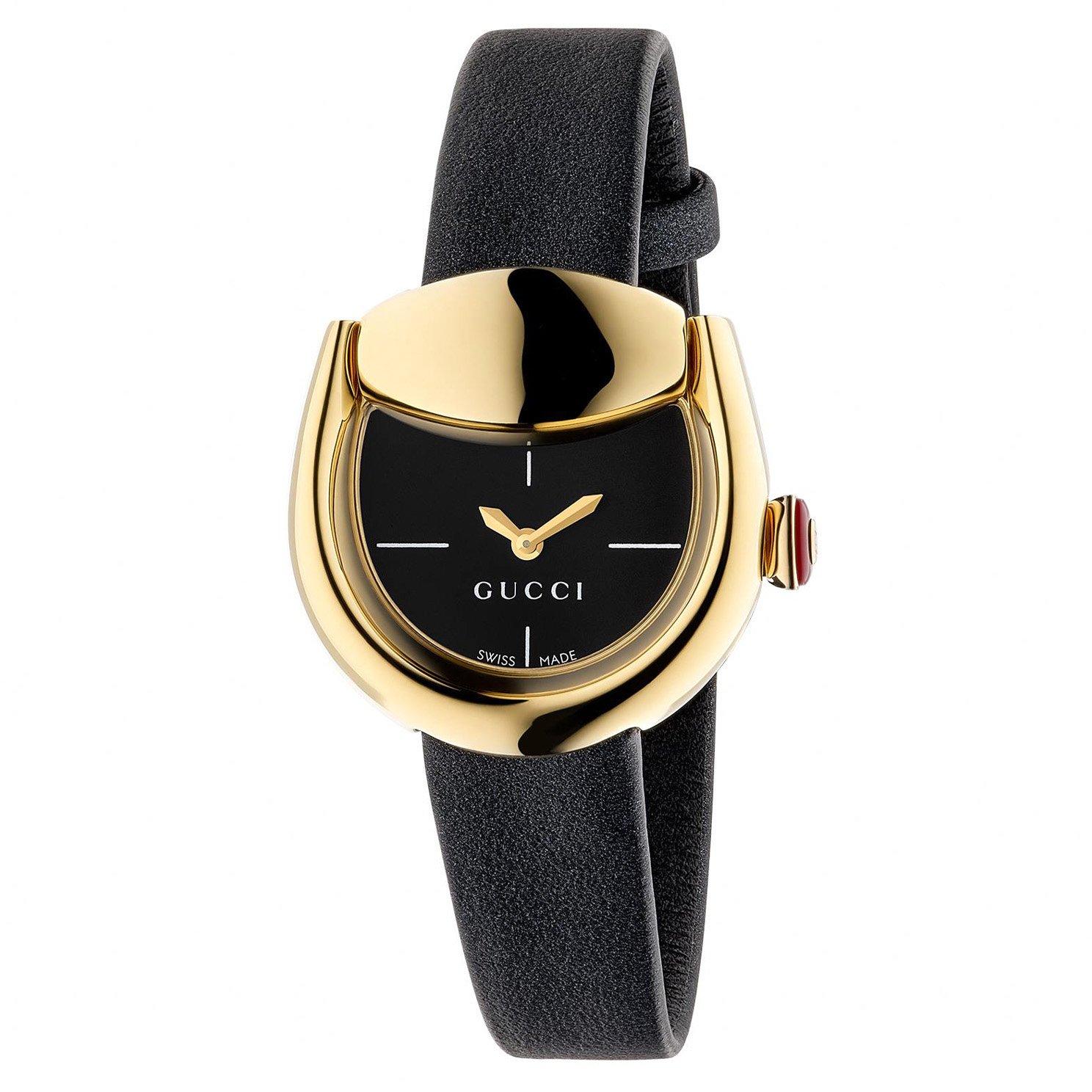 Gucci Horsebit 27mm Yellow Gold Plated Ladies Watch